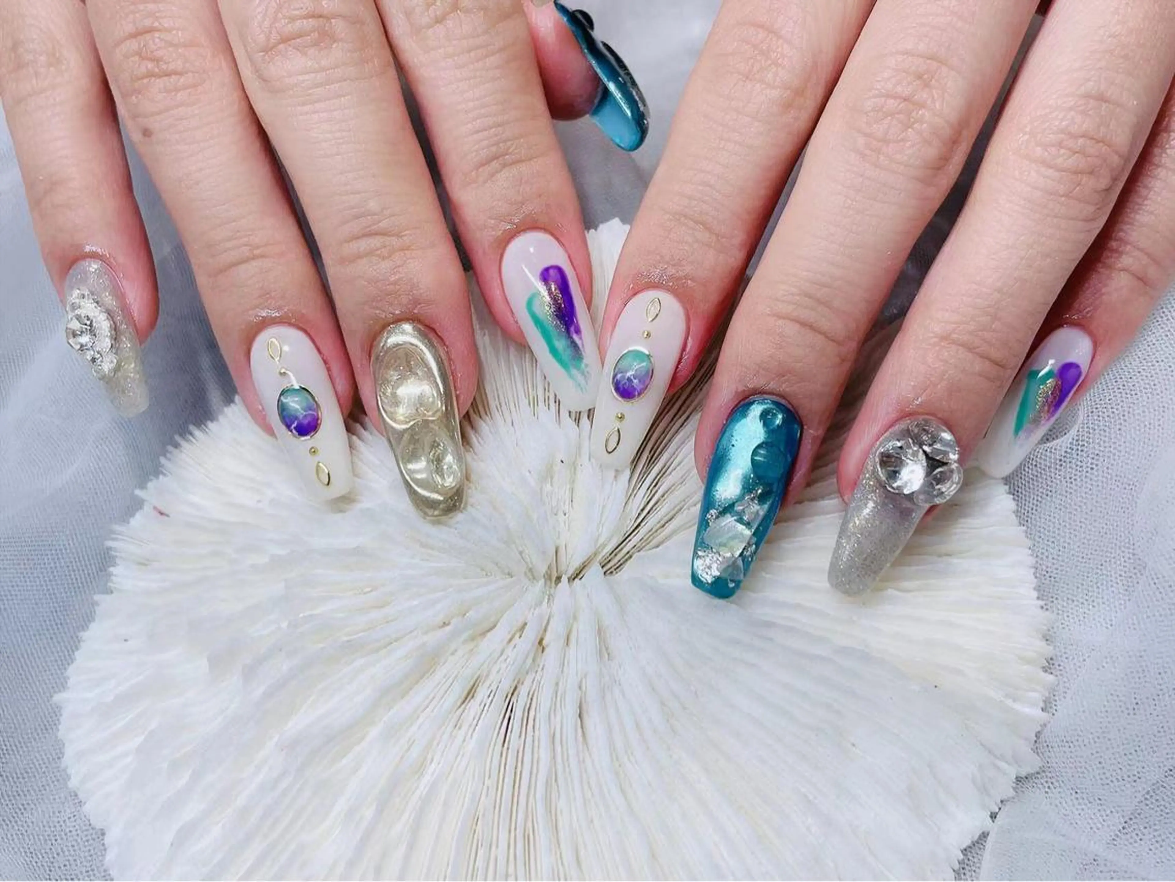 ネイル 長さだし専門店 M2 rikaのネイルデザイン