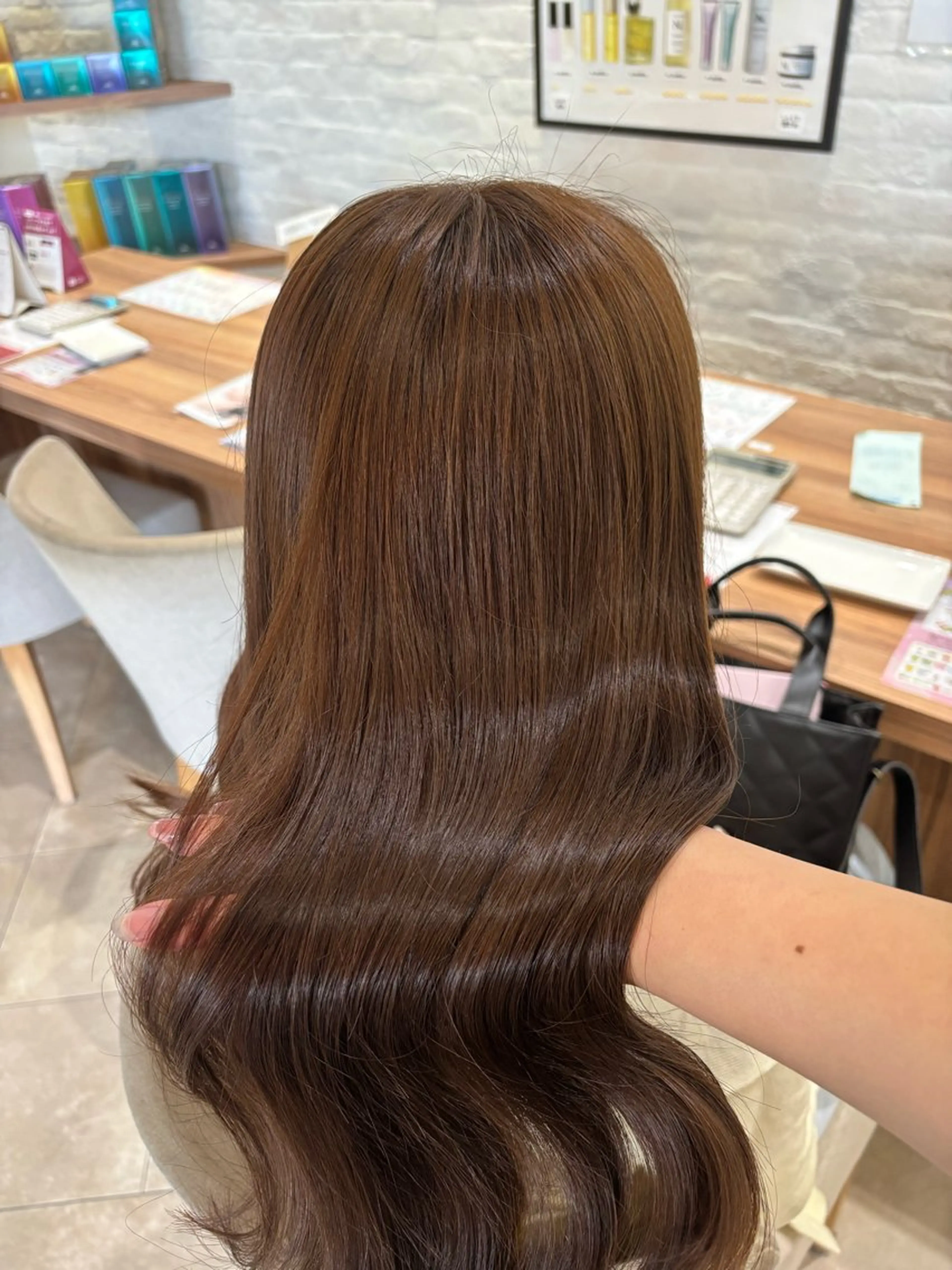 艶感カラー＋トリートメントの写真