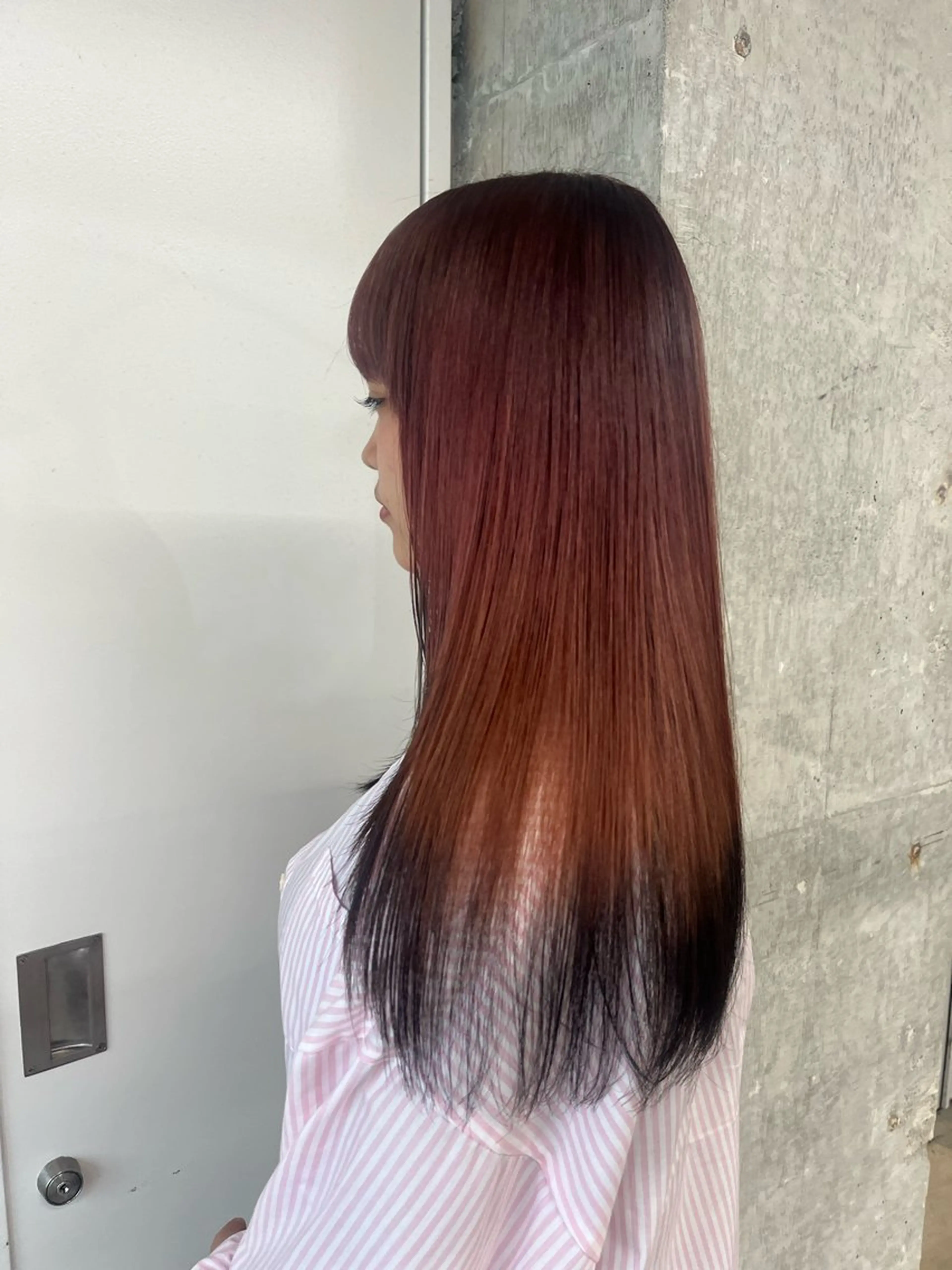 ロング tenn所属・小長谷 夕菜のヘアスタイル