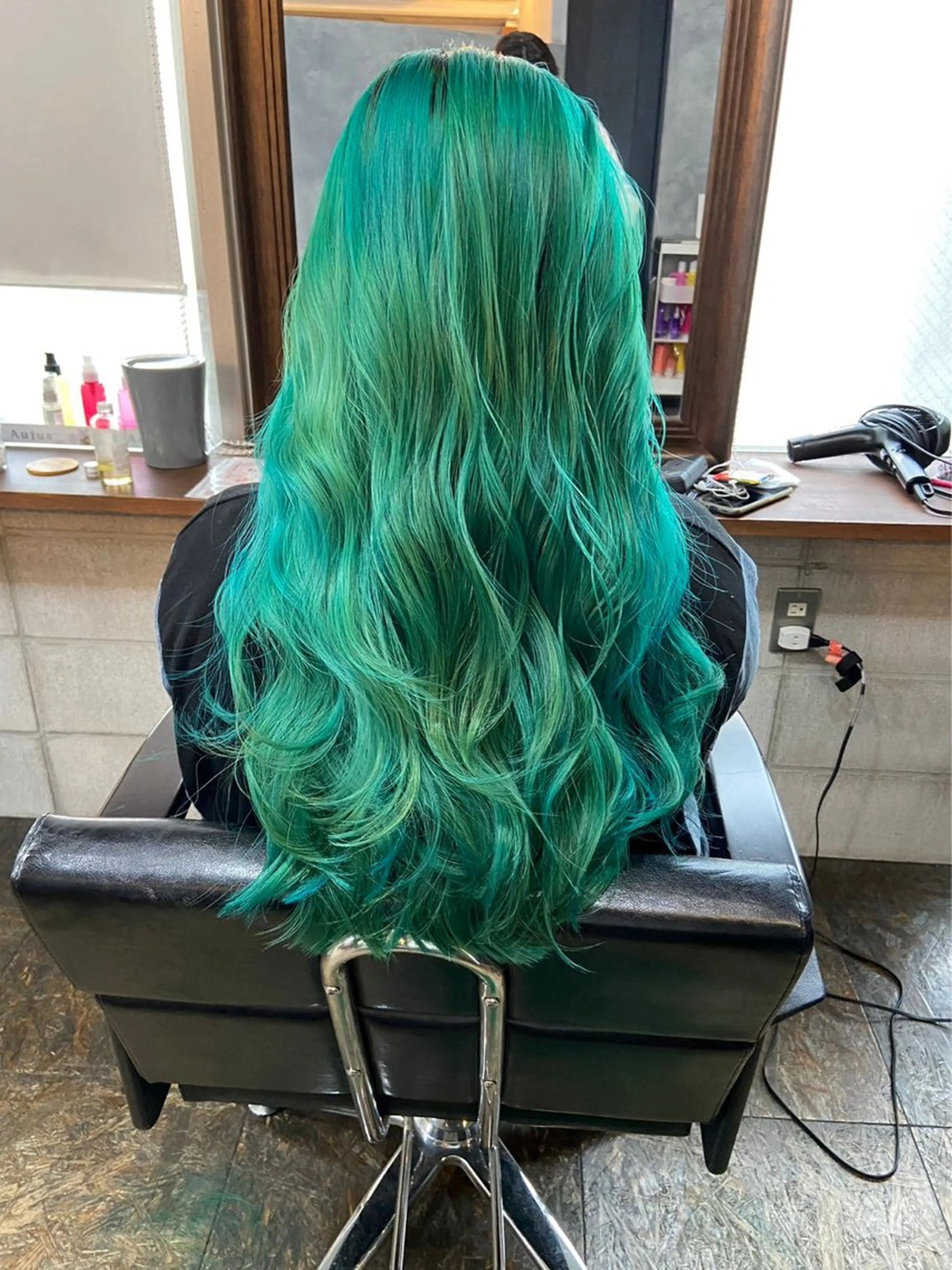 ロング カット ヘアカラー トリートメント 中山 丈也のヘアスタイル