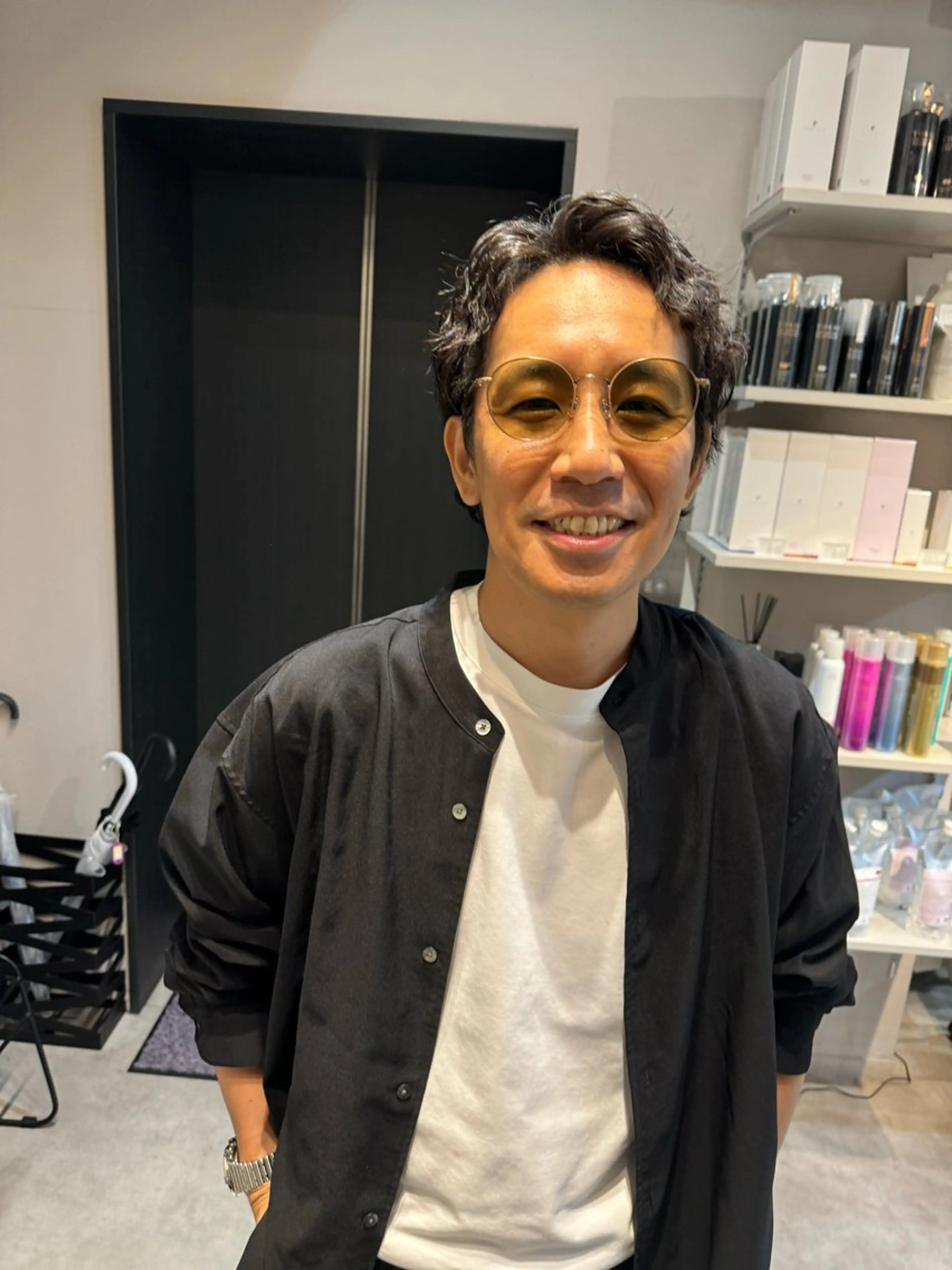 ショート パーマ メンズ カット パーマ トリートメント Dxxxx III所属・女性目線の大人 メンズ*Ayakaのヘアスタイル