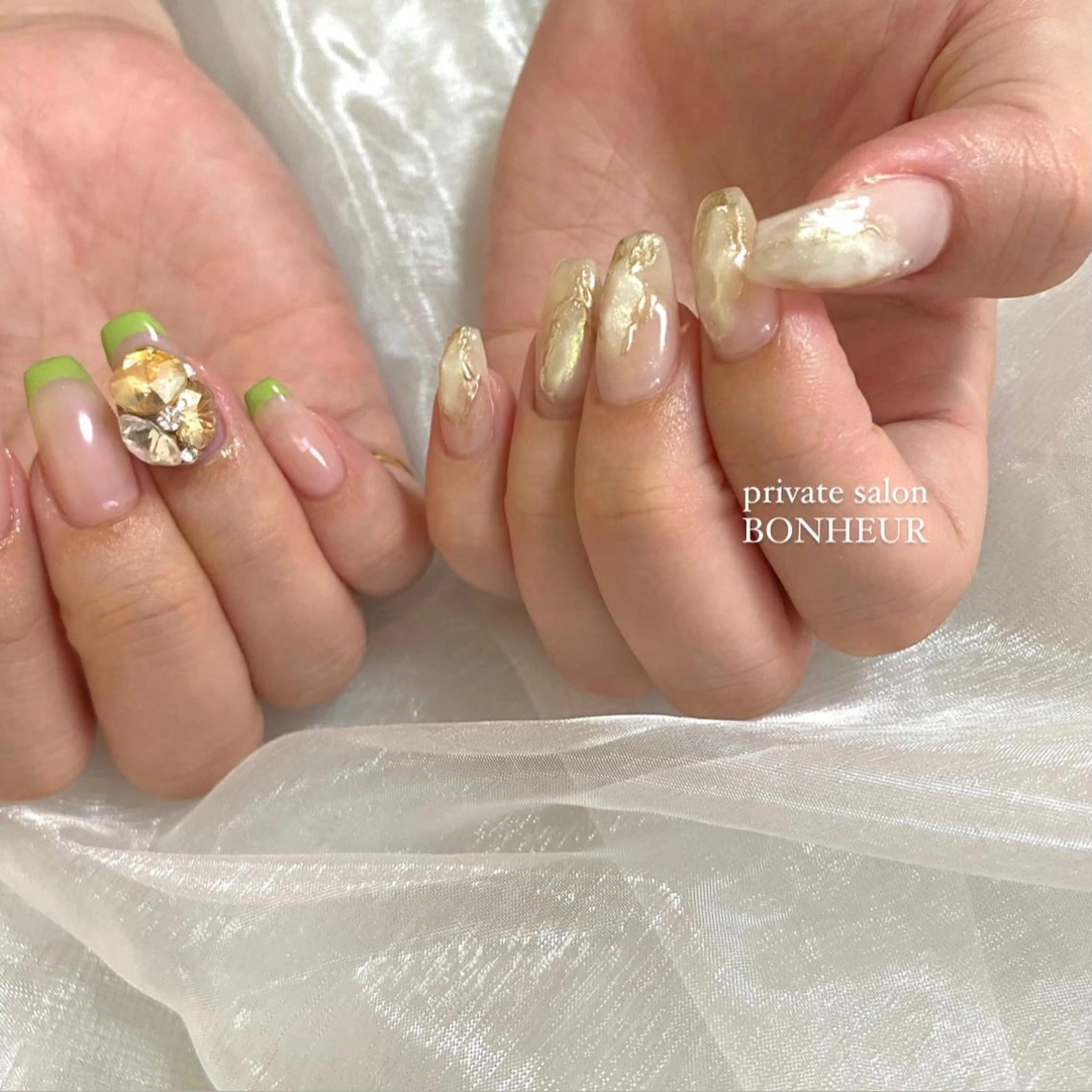 ネイル ハンドネイル BONHEUR Annaのネイルデザイン