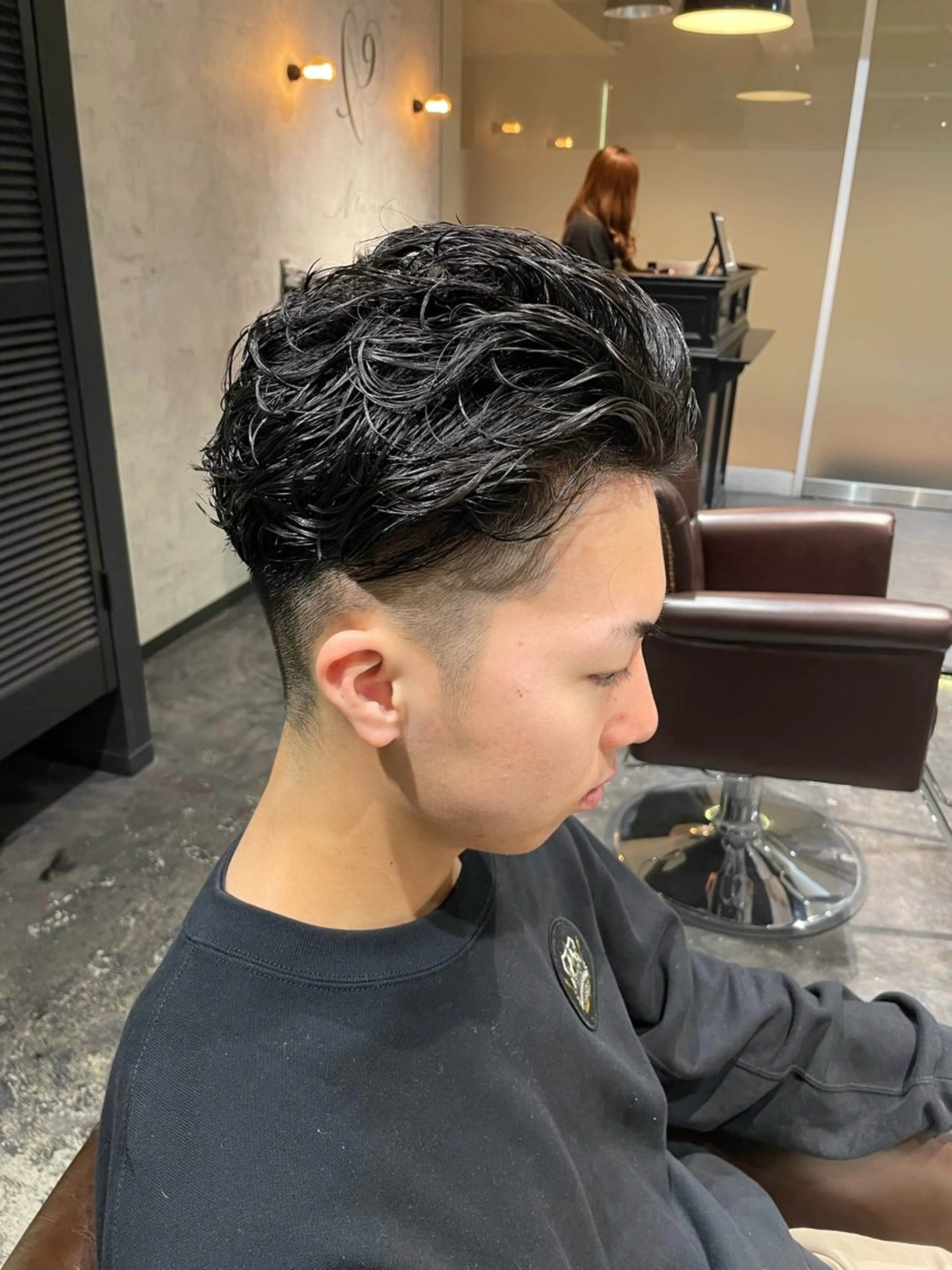 パーマ メンズ カット パーマ 💈メンズ職人 ルキト💈のヘアスタイル