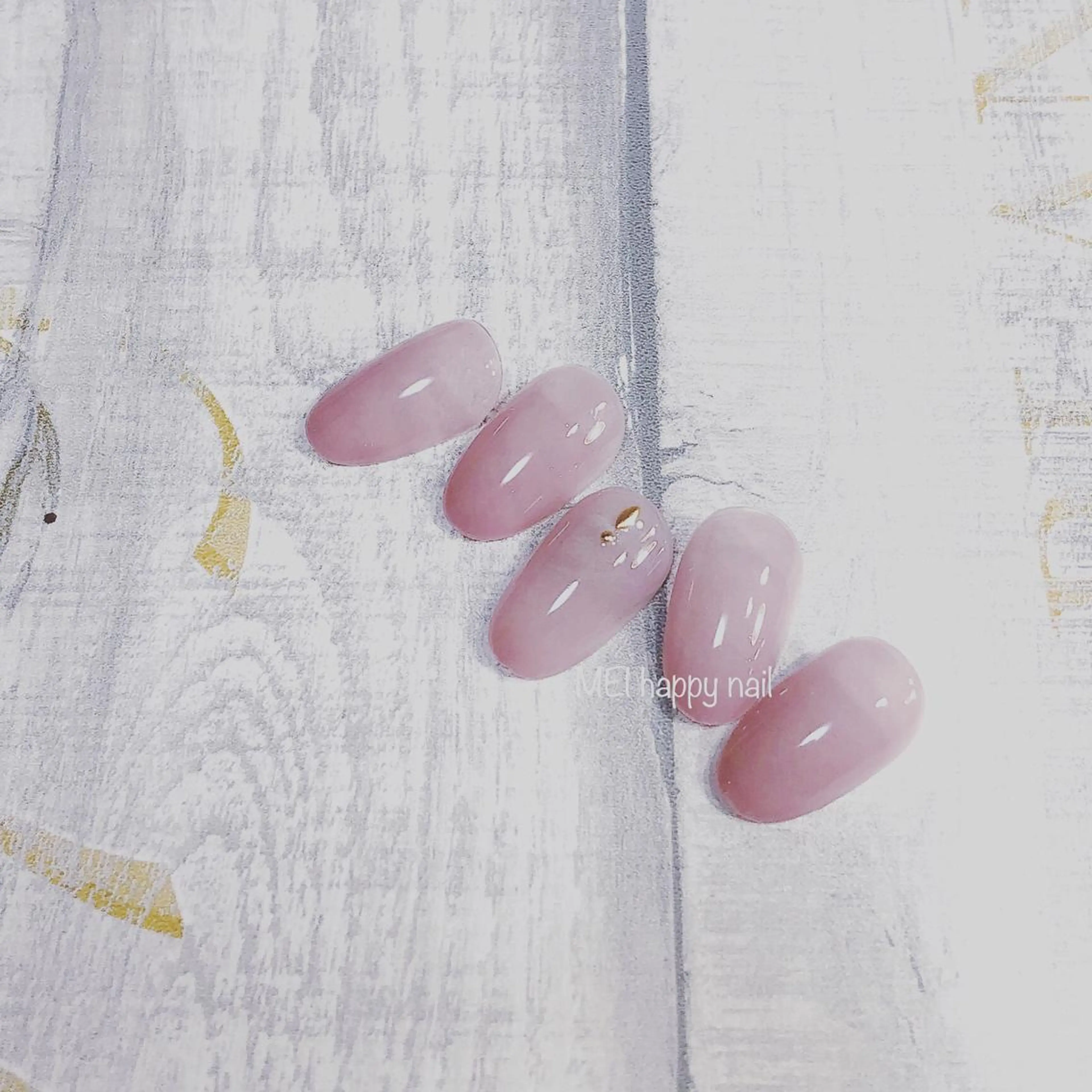 ネイル 北浦和 自爪育成ケアのネイルデザイン