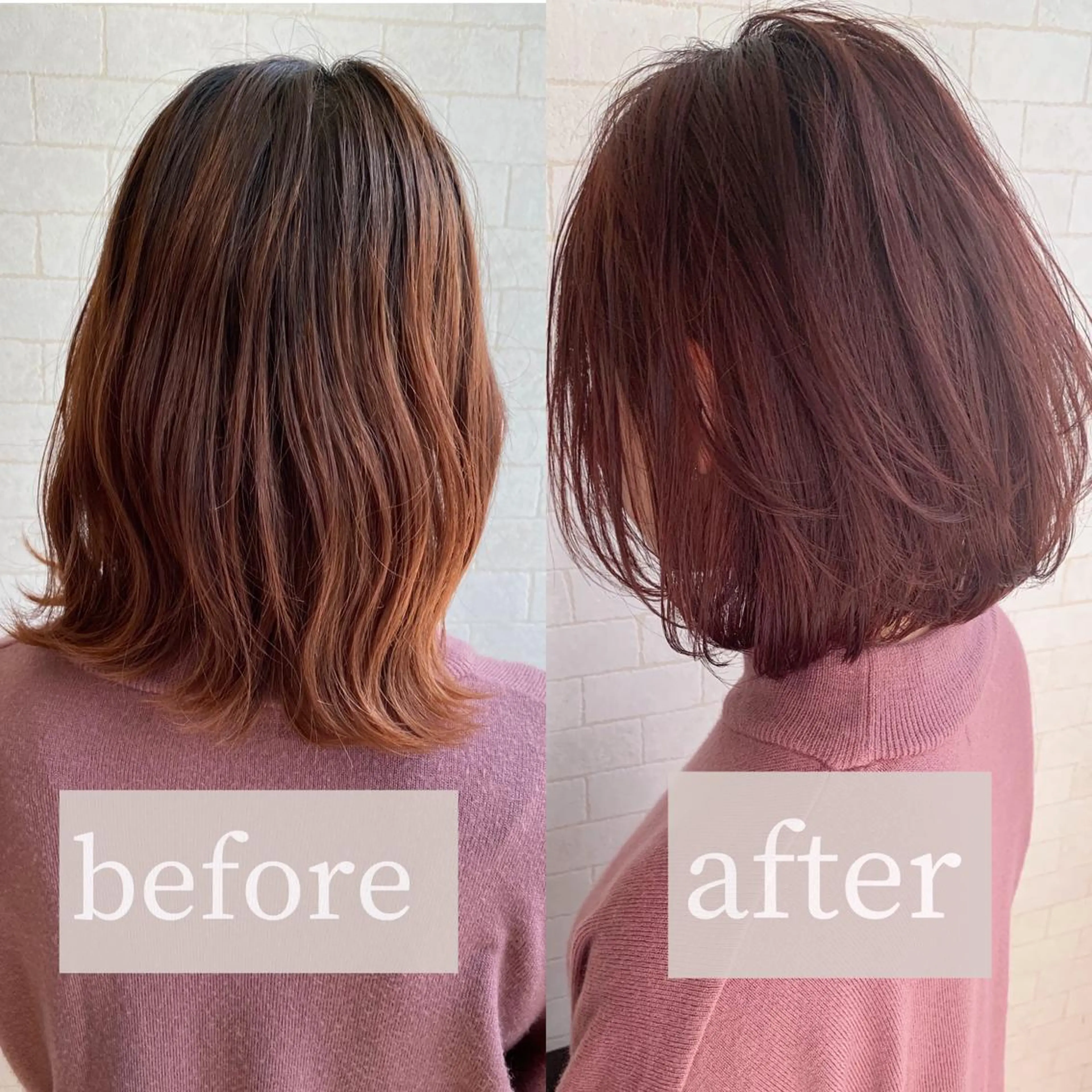 ショート カラー カット ヘアカラー トリートメント ツヤ髪になりたい方へ 🩷柴田知亜希のヘアスタイル