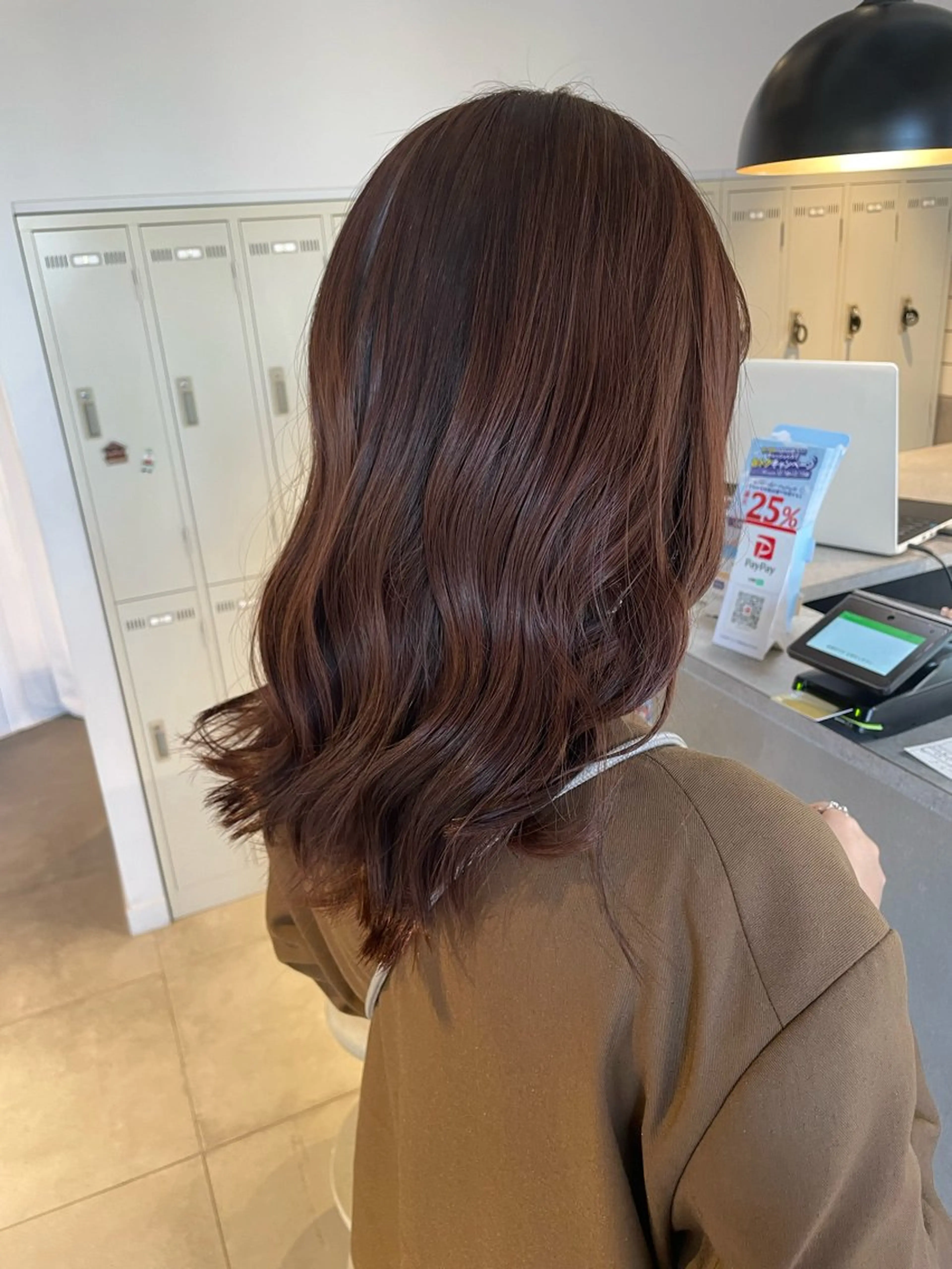 セミロング カラー 辻堂メンズ特化 YU-YAのヘアスタイル