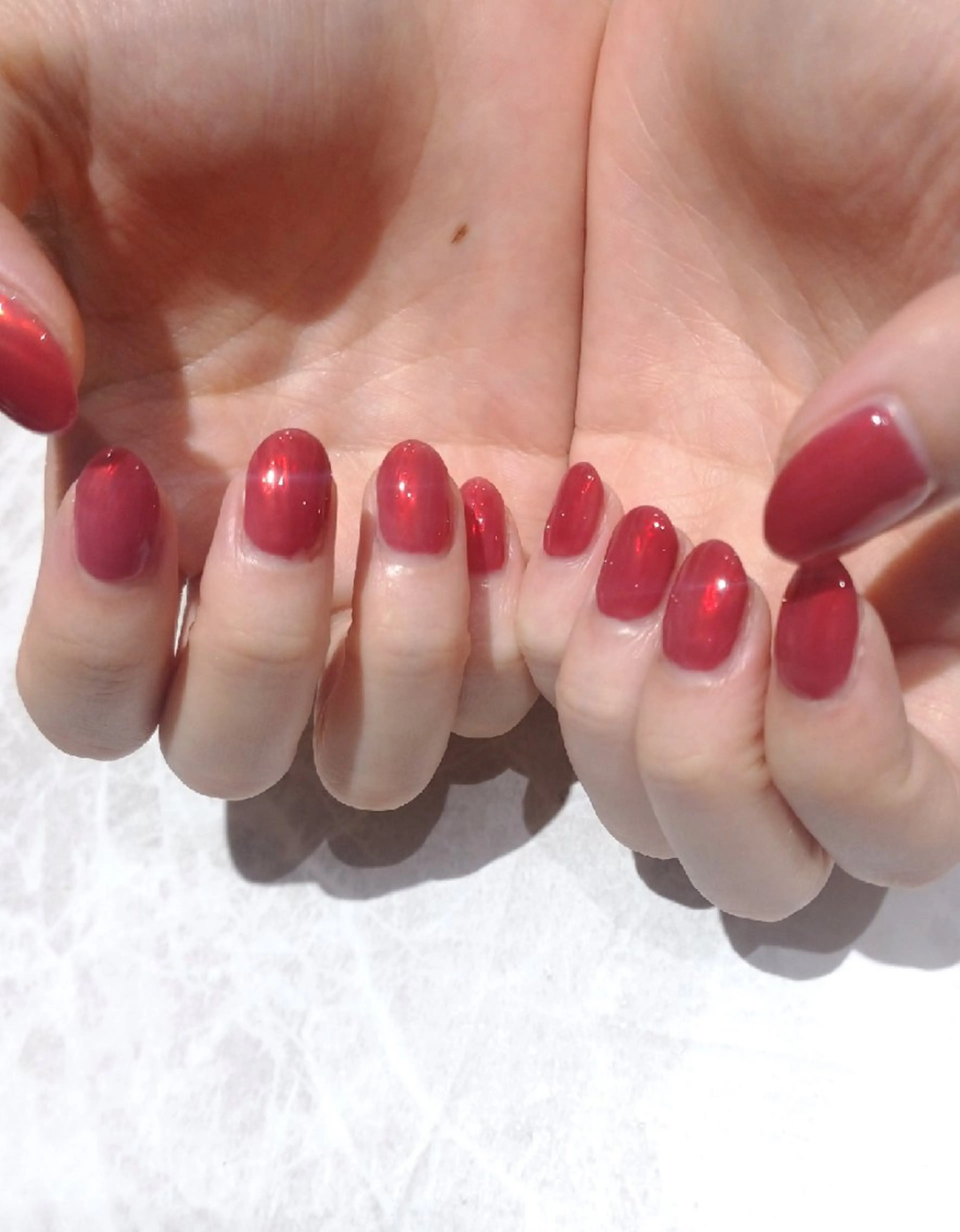 ネイル ミラーネイル ハンドネイル 會田 瑠衣のネイルデザイン