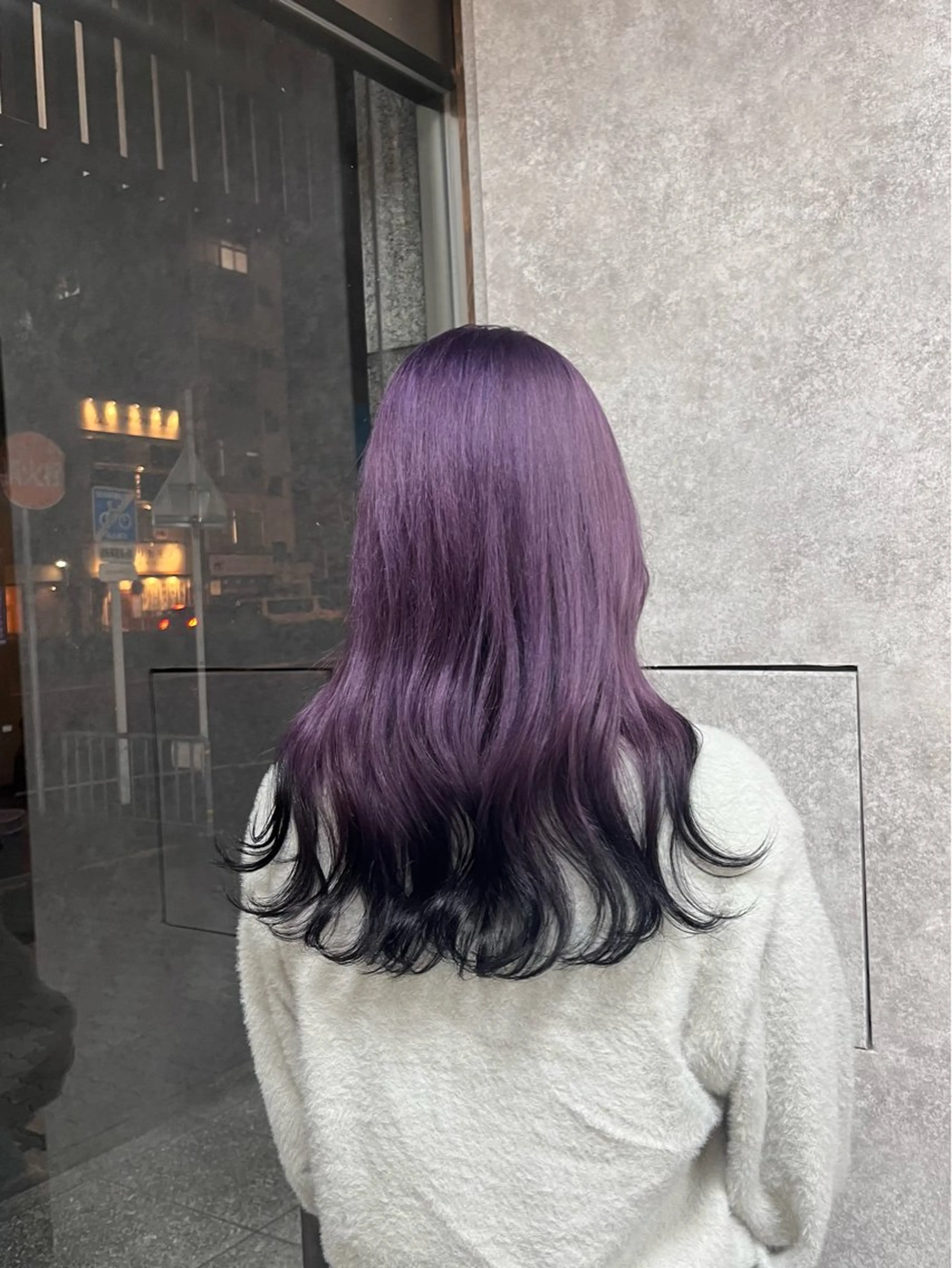 レディースカット＋ダブルカラーの写真