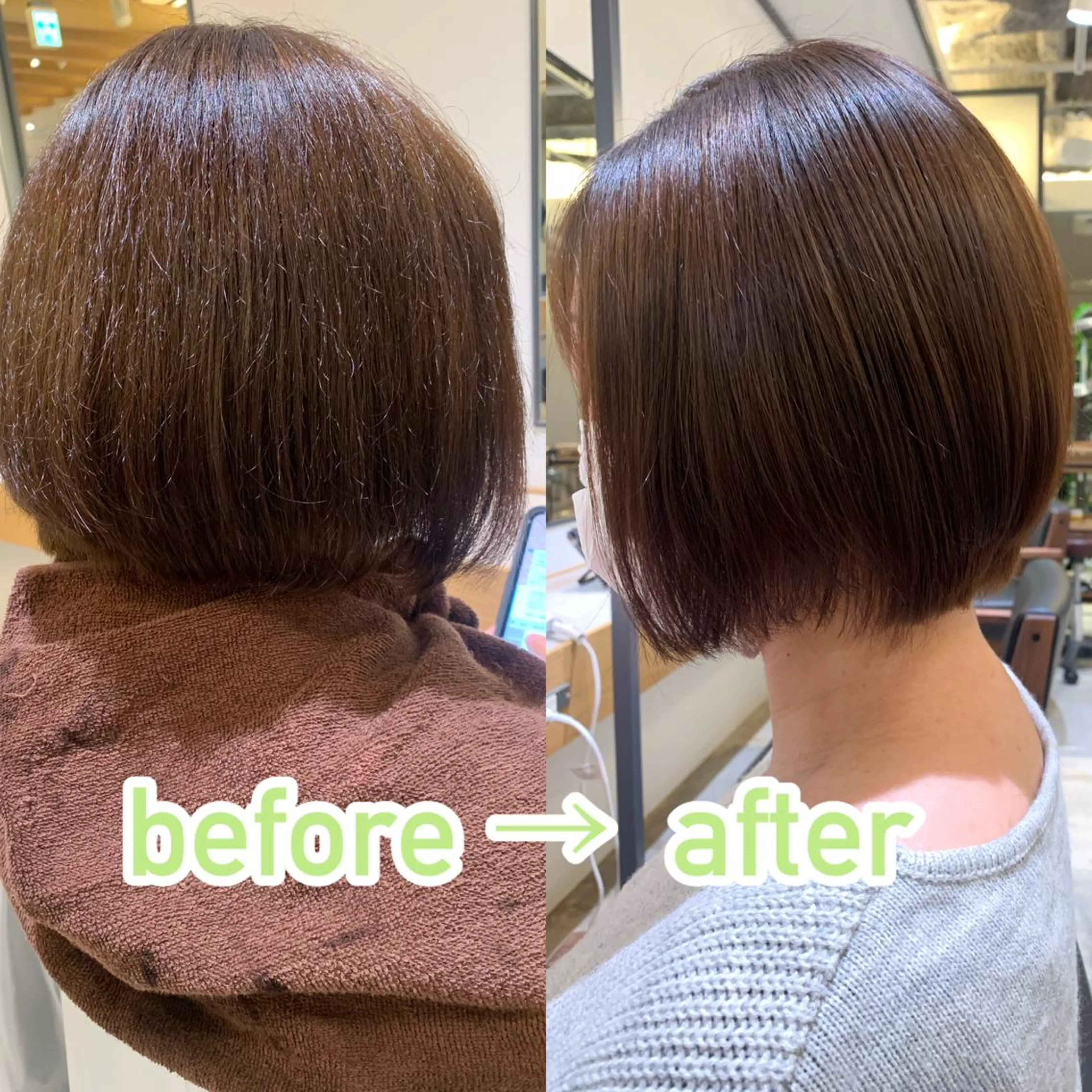 ショート パーマ 縮毛矯正 Kana 🍋 ハイトーン【高円寺】のヘアスタイル