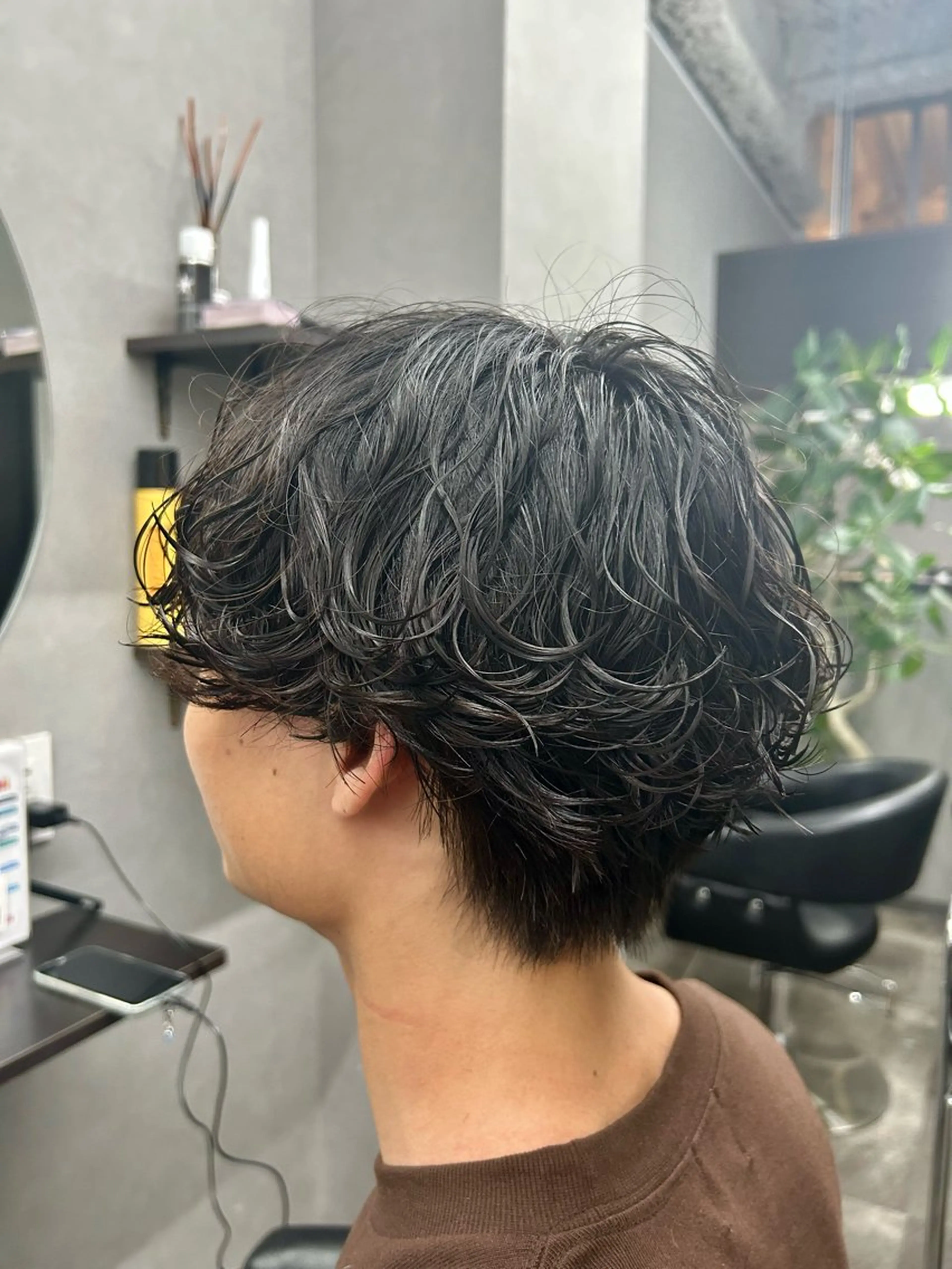 ショート パーマ メンズ ゲーマー美容師 KENTOのヘアスタイル