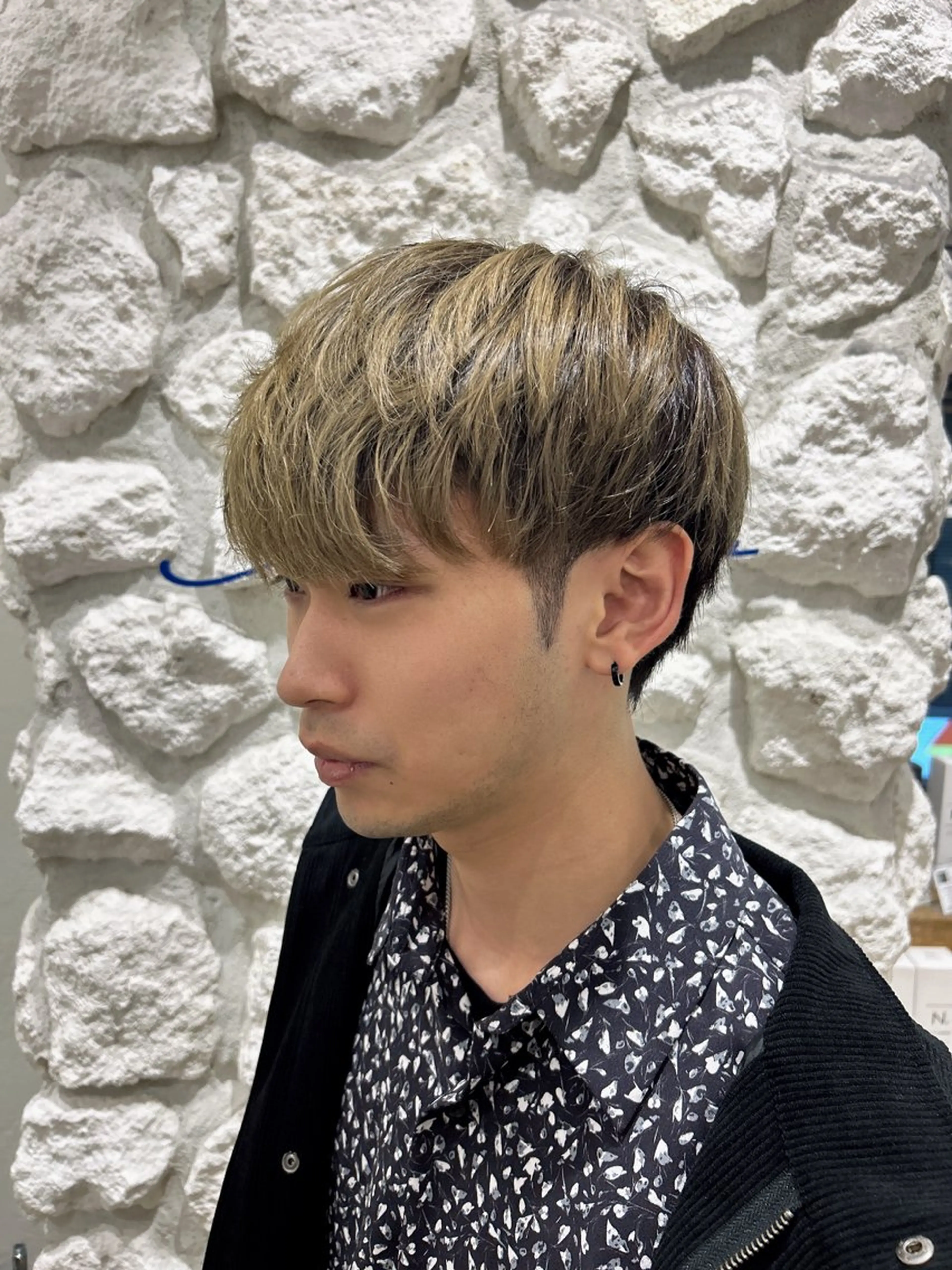 メンズ マッシュ 三浦 翔太のヘアスタイル