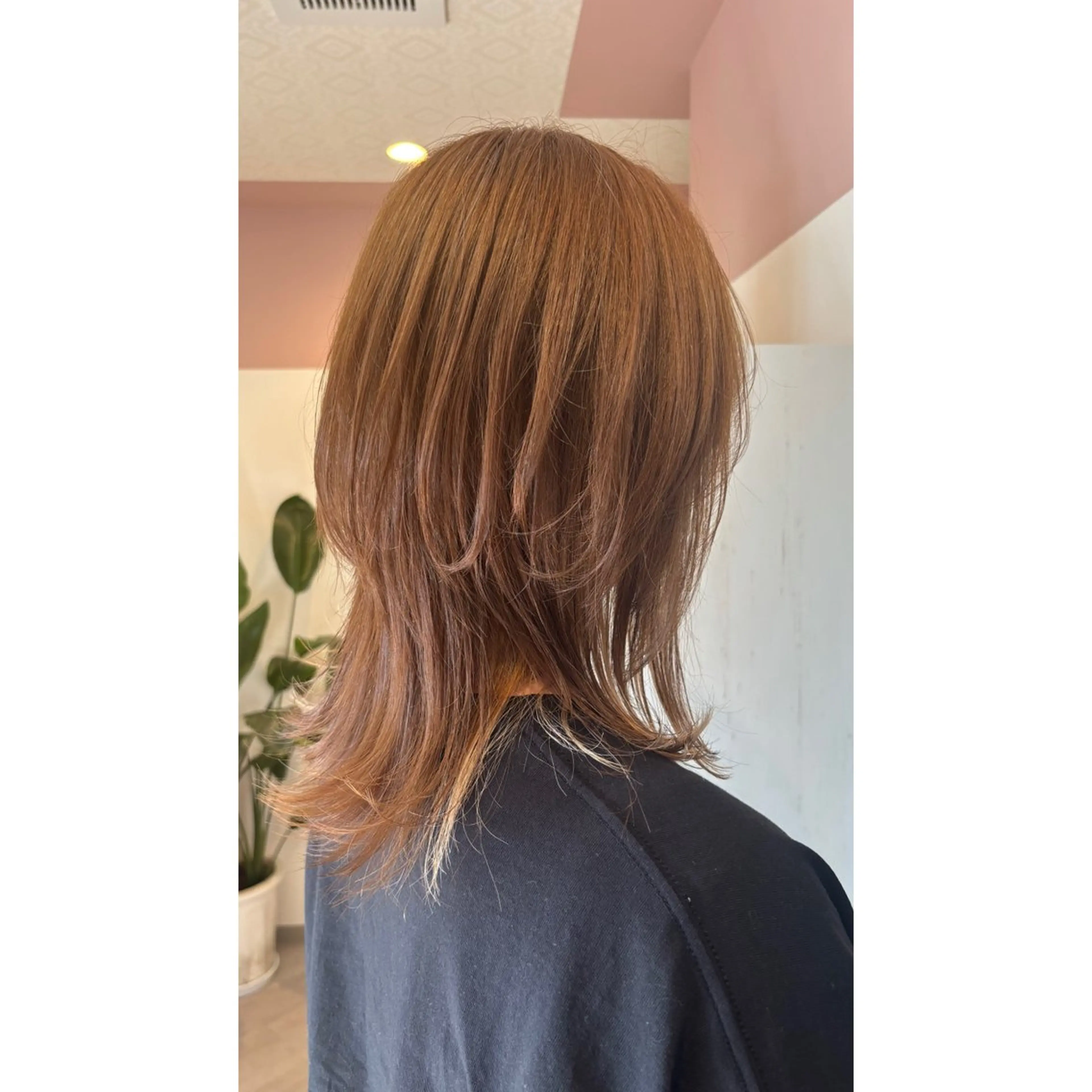 セミロング カラー nook.【ヌーク】所属・アヤカ assistantのヘアスタイル