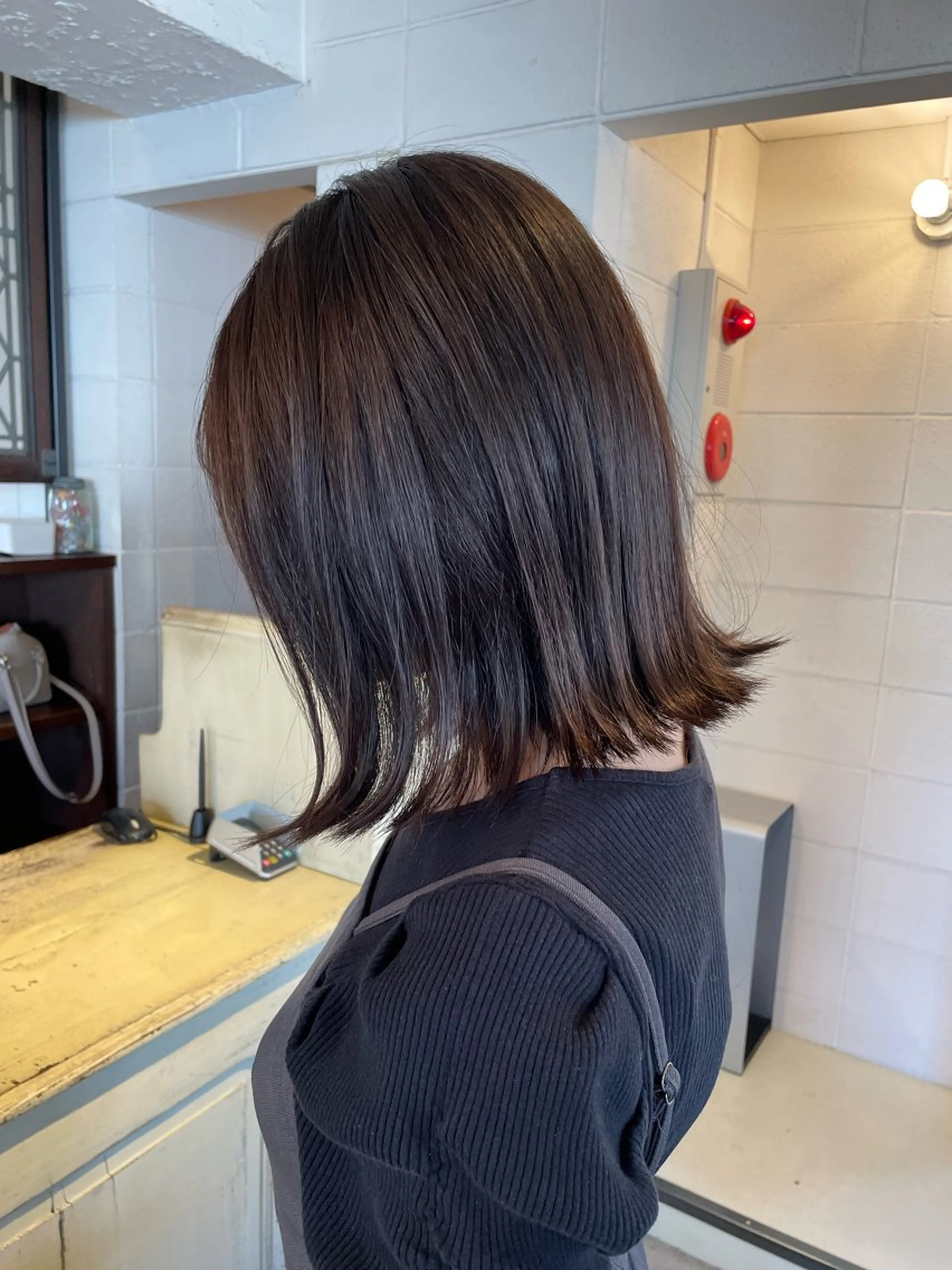 ミディアム 外ハネヘア s.hairsalon所属・S.表参道/ 菜々海のヘアスタイル