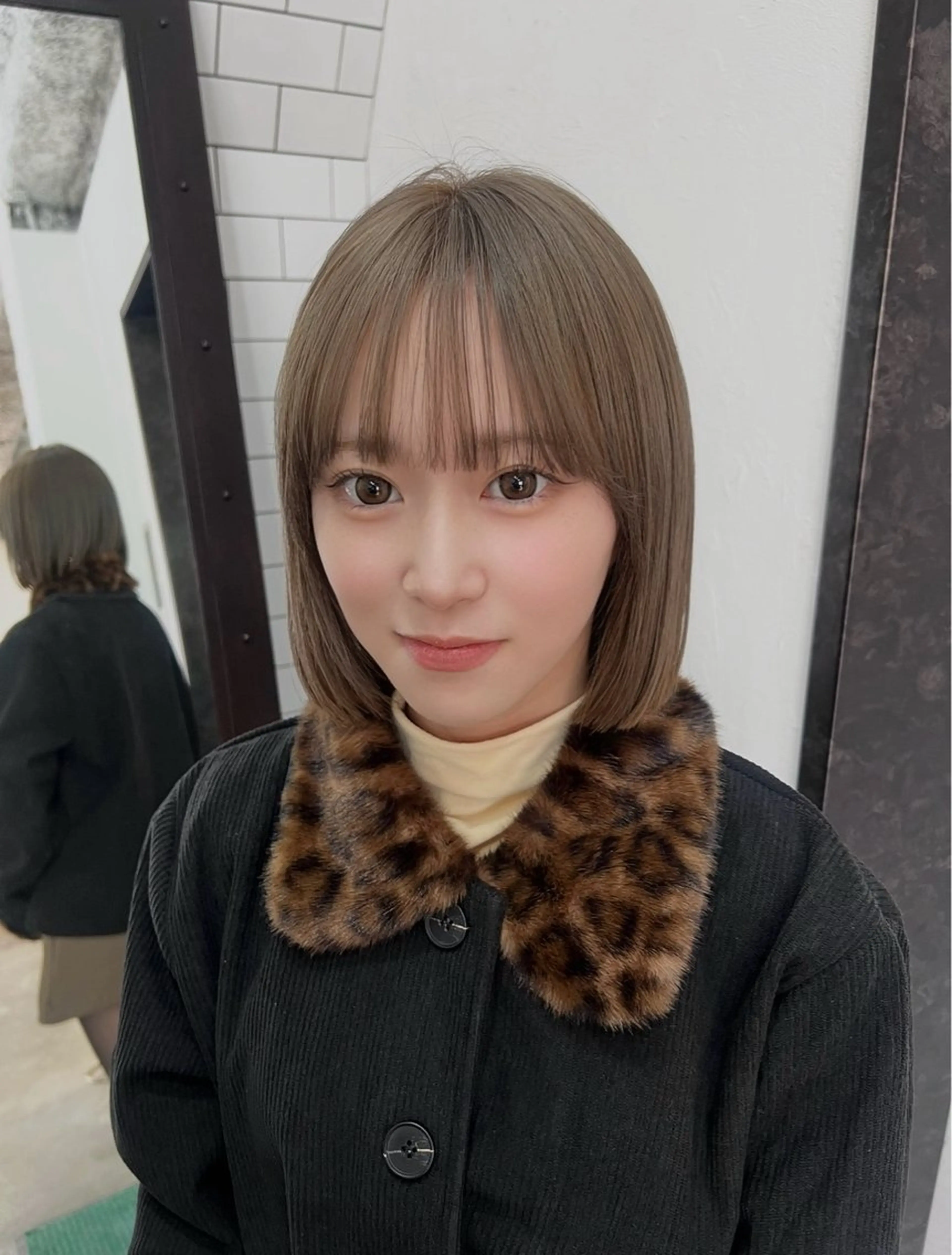 ショート カット 紙屋町ショート /ボブ　パーマ河内蓮のヘアスタイル