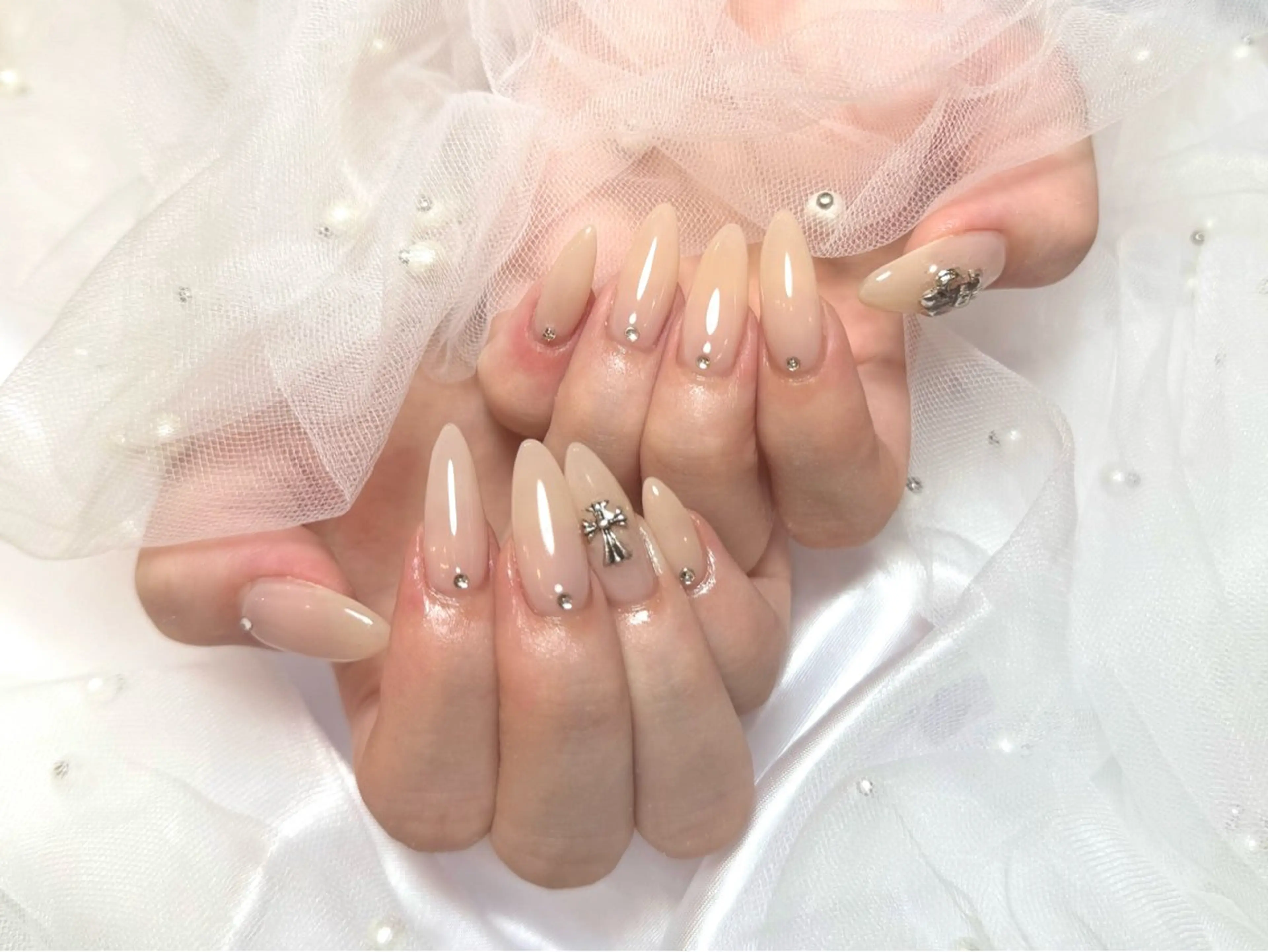 【12月限定‼️🎄】ハンド 💅チップ長さだし10本✨️ワンカラー💖の写真