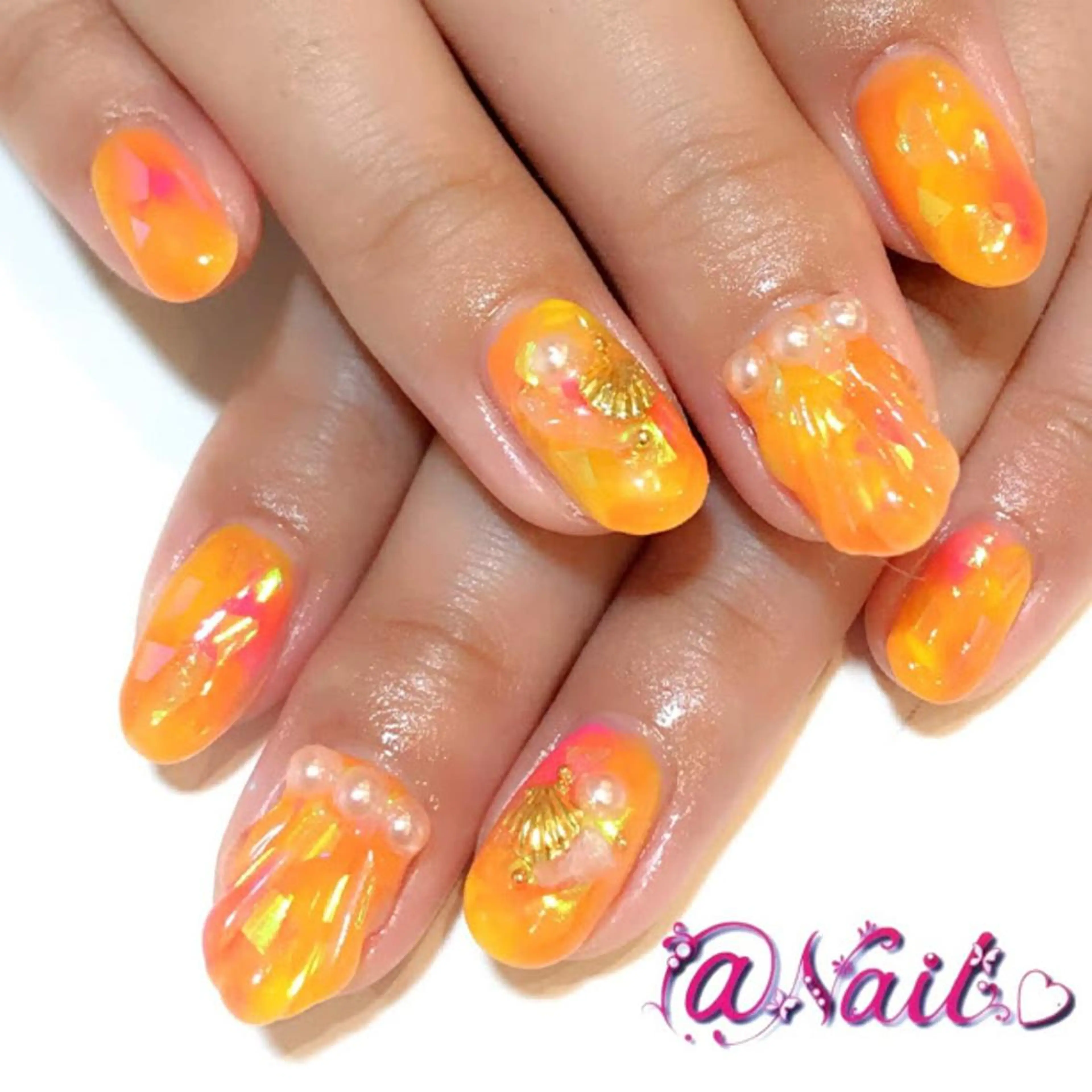 ネイル 小尾 栞のネイルデザイン