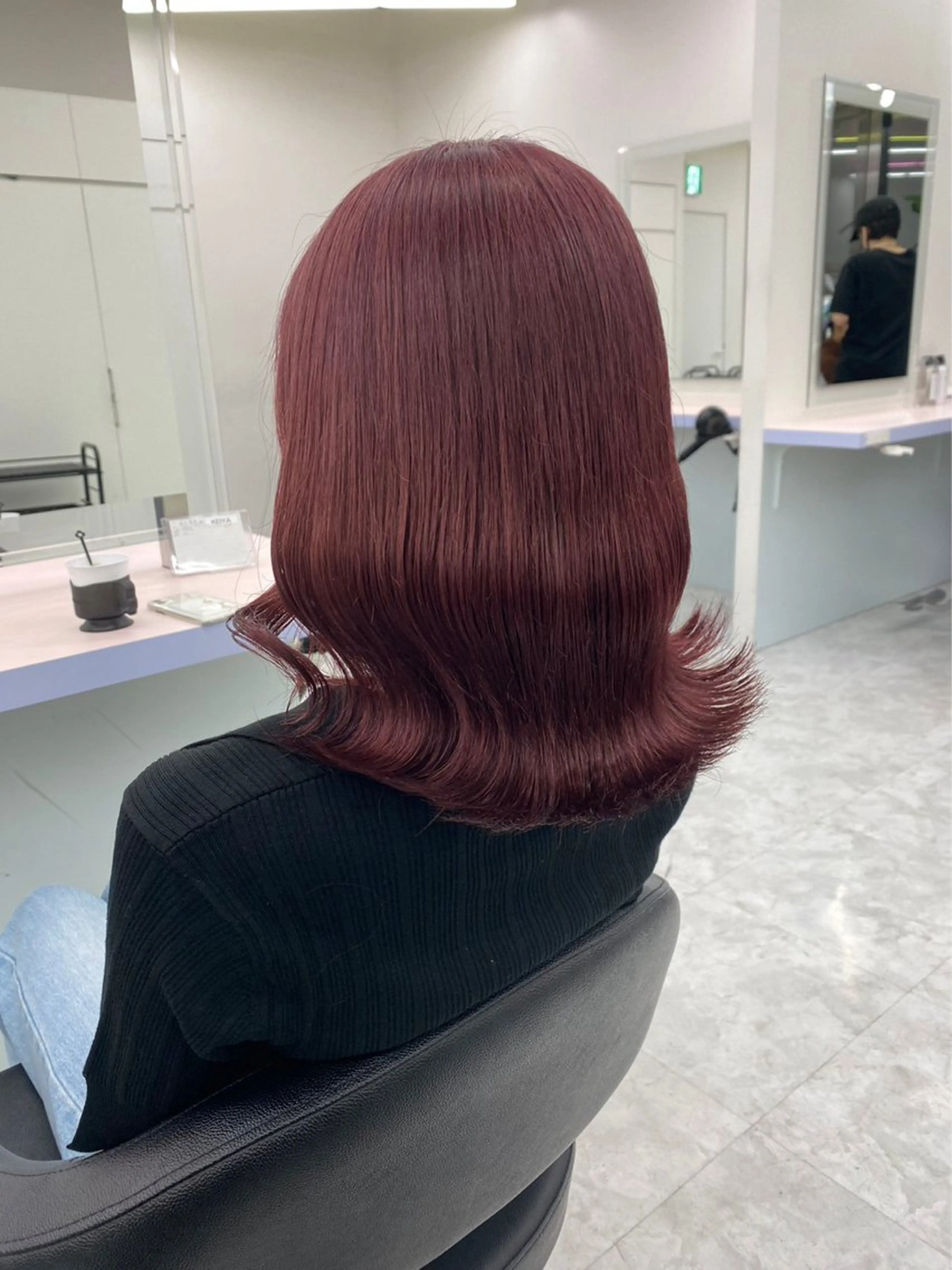 ミディアム カラー パーマ ヘアアレンジ メンズ 🤍透明感カラー🤍 ブリーチ🤍AINEのヘアスタイル