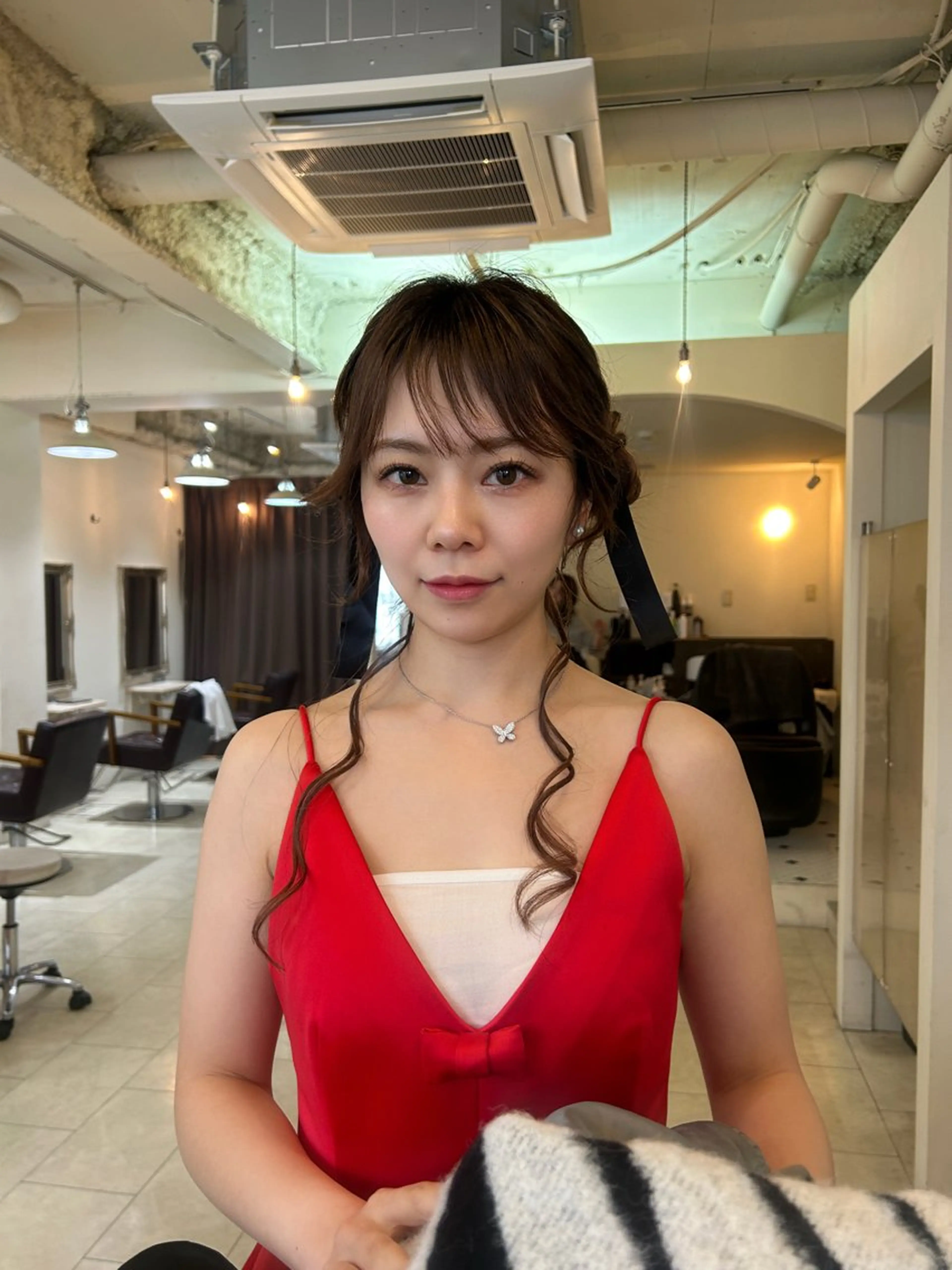 ロング ヘアセット Maho/海外 レイヤー/ハイトーンのヘアスタイル