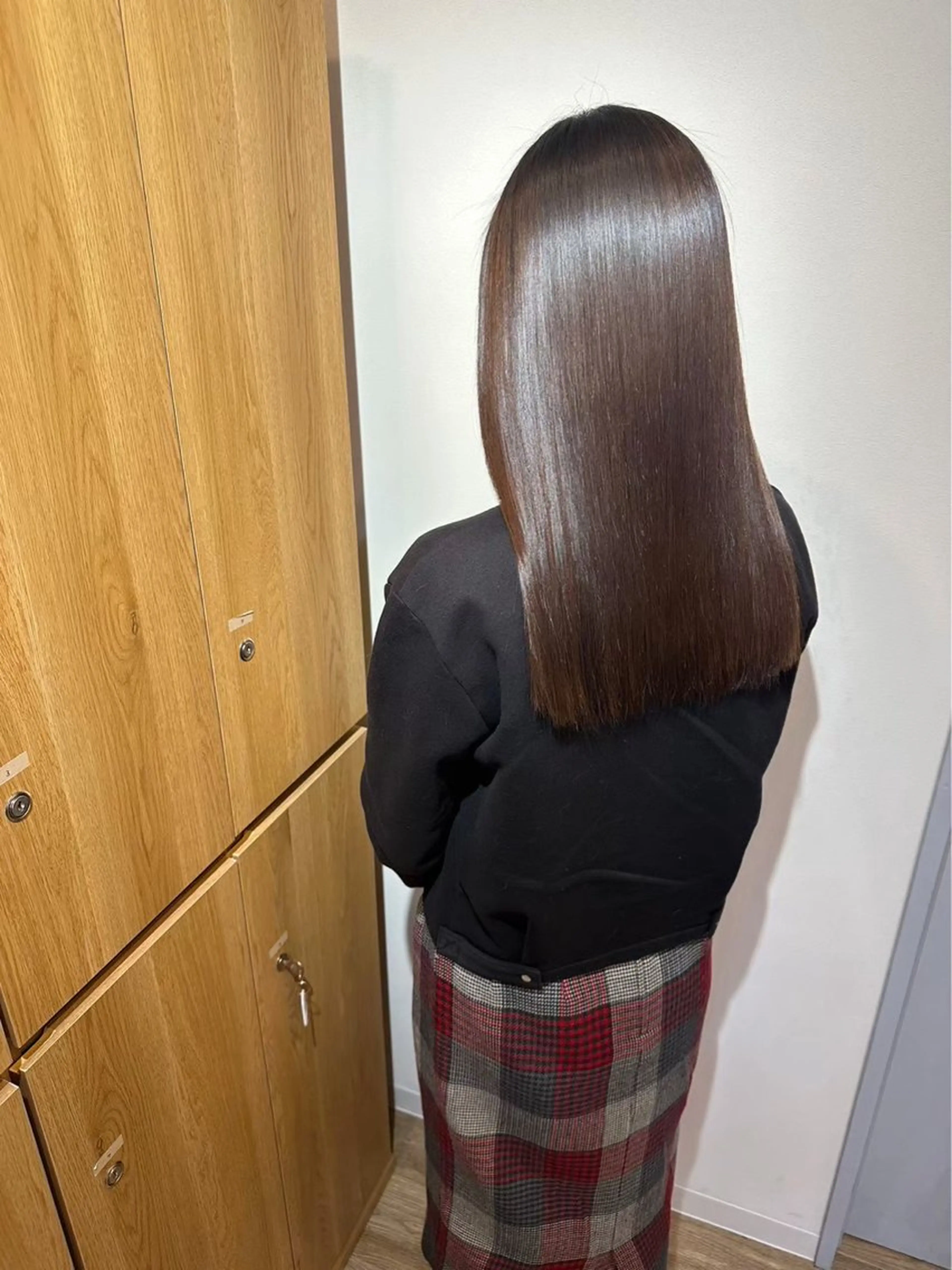 ミディアム カラー 新 心寧のヘアスタイル