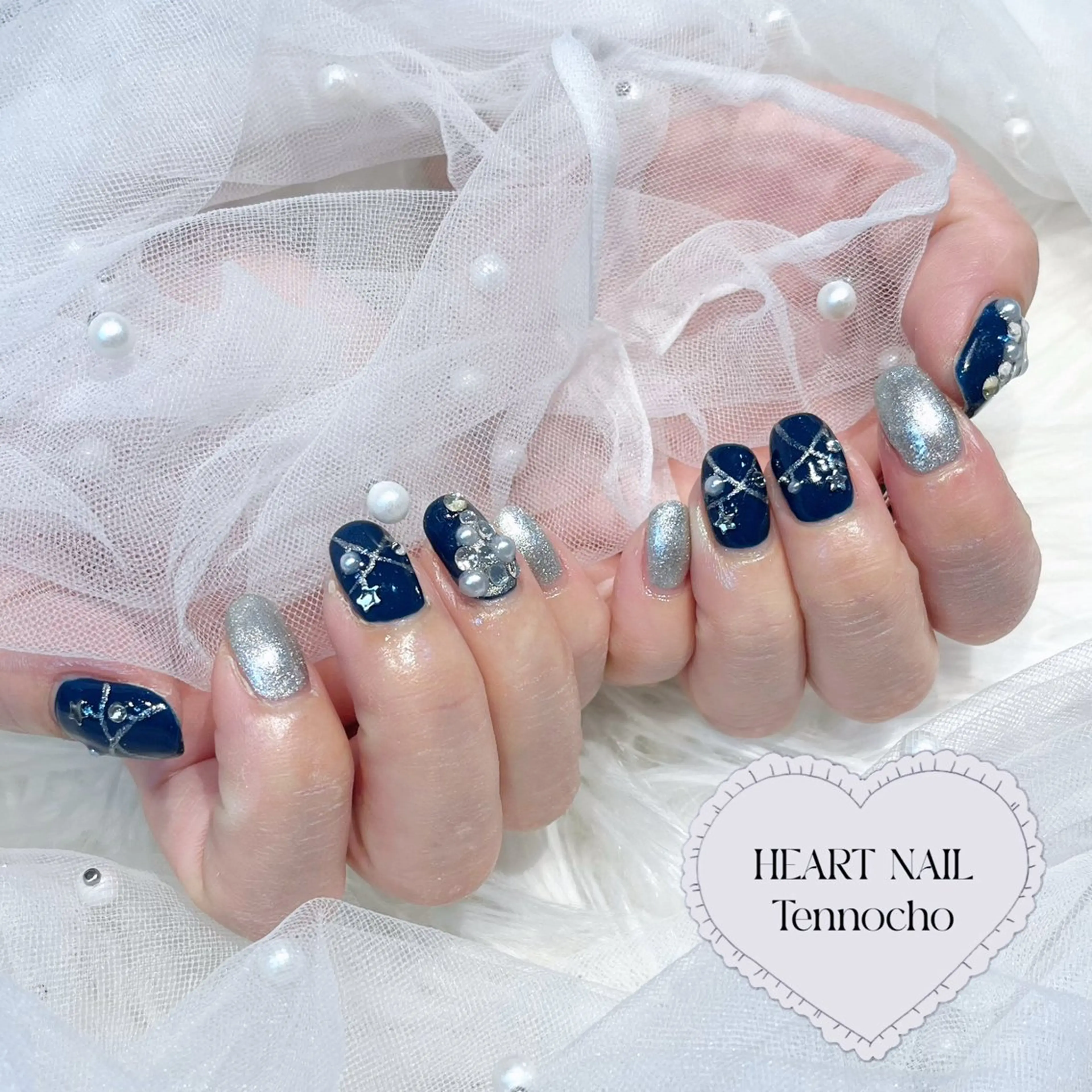 ネイル 冬ネイル クリスマス はあとねいる天王町店所属・HARUKA 🐼のネイルデザイン