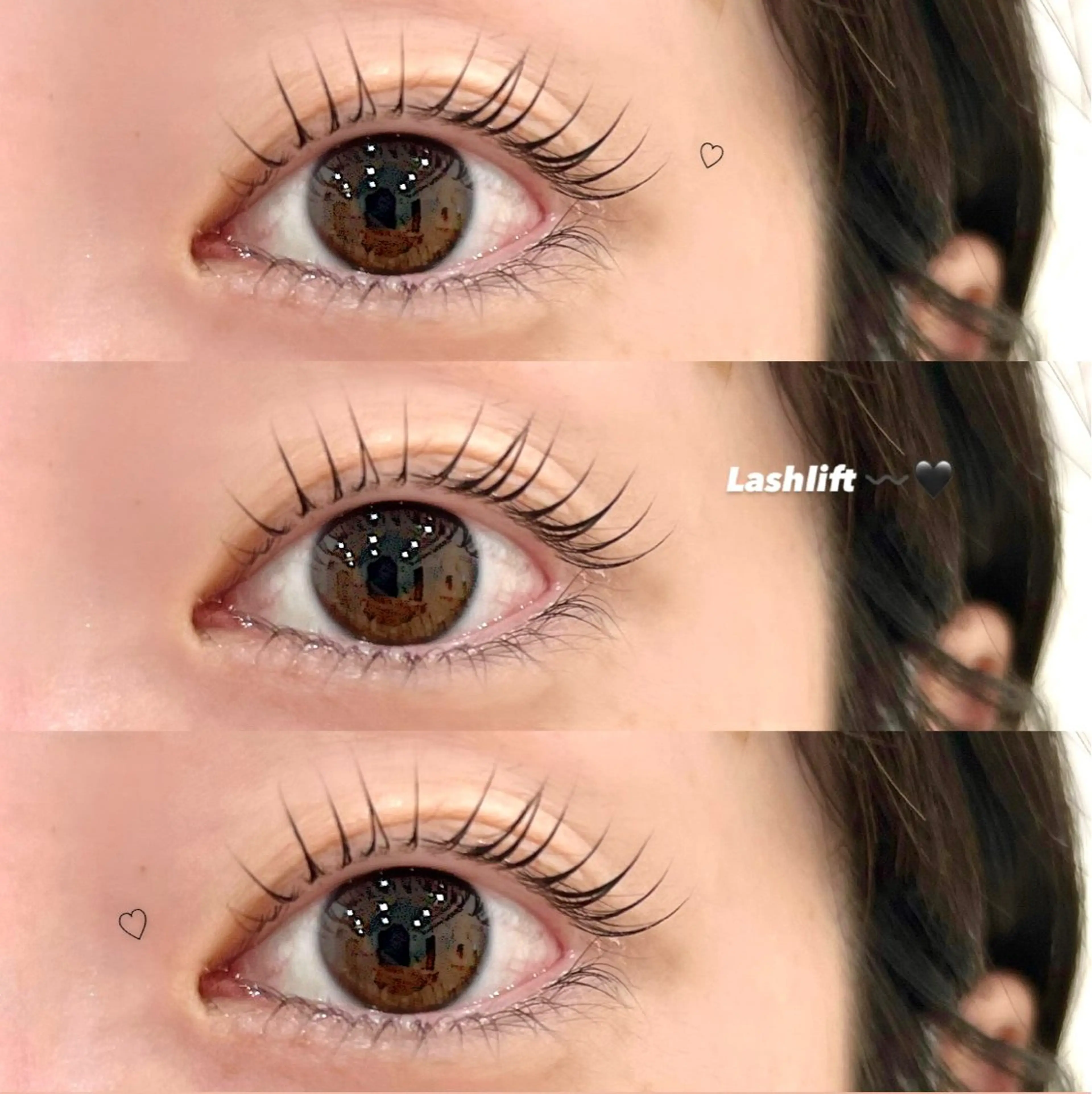 マツエク・マツパ 一重×まつ毛パーマ N a t s u m e 🎀🌙のマツエク・マツパデザイン