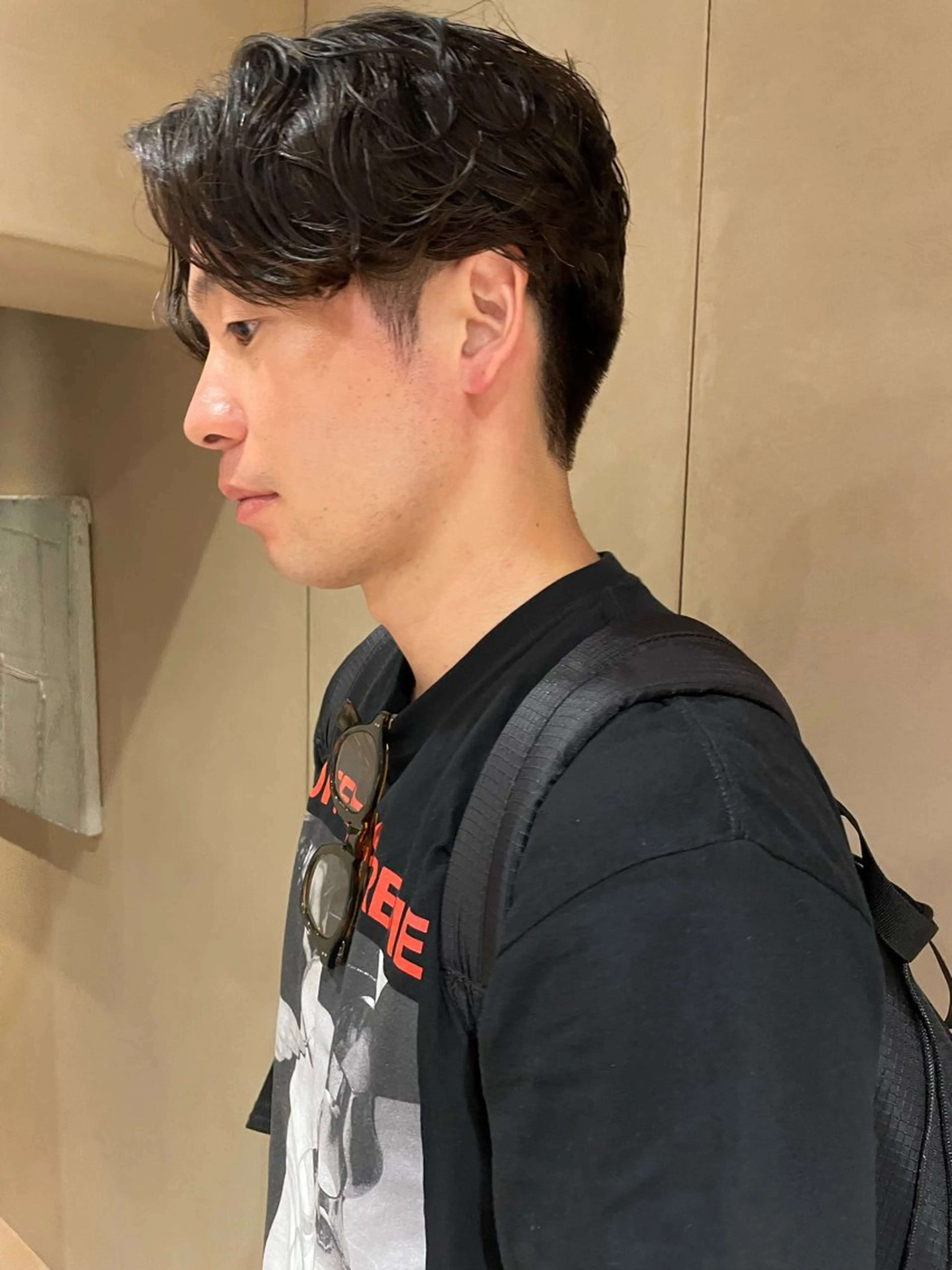 ショート パーマ メンズ men's美容師✂︎ ROW徳田浩二のヘアスタイル