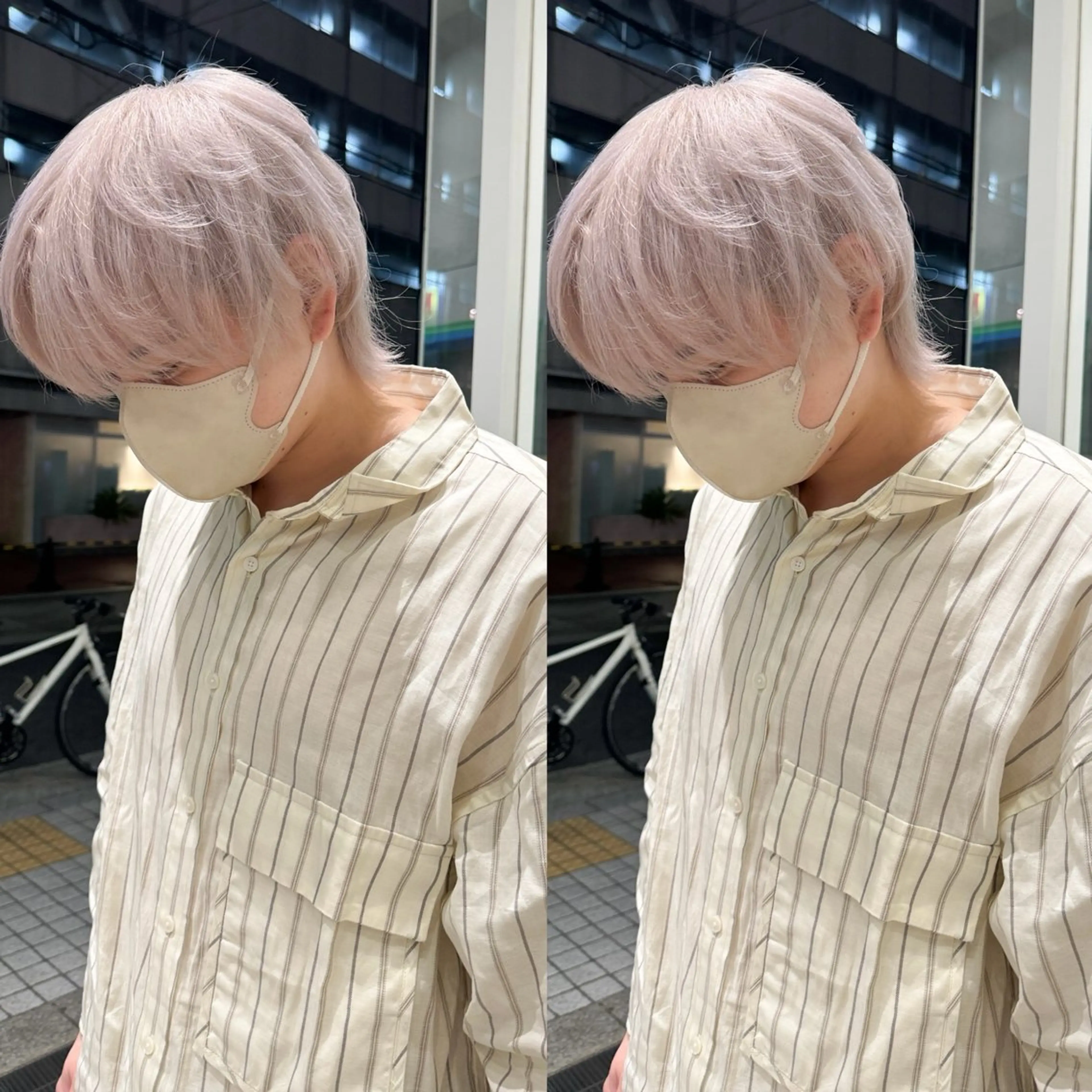 ショート LAME所属・RU NAのヘアスタイル