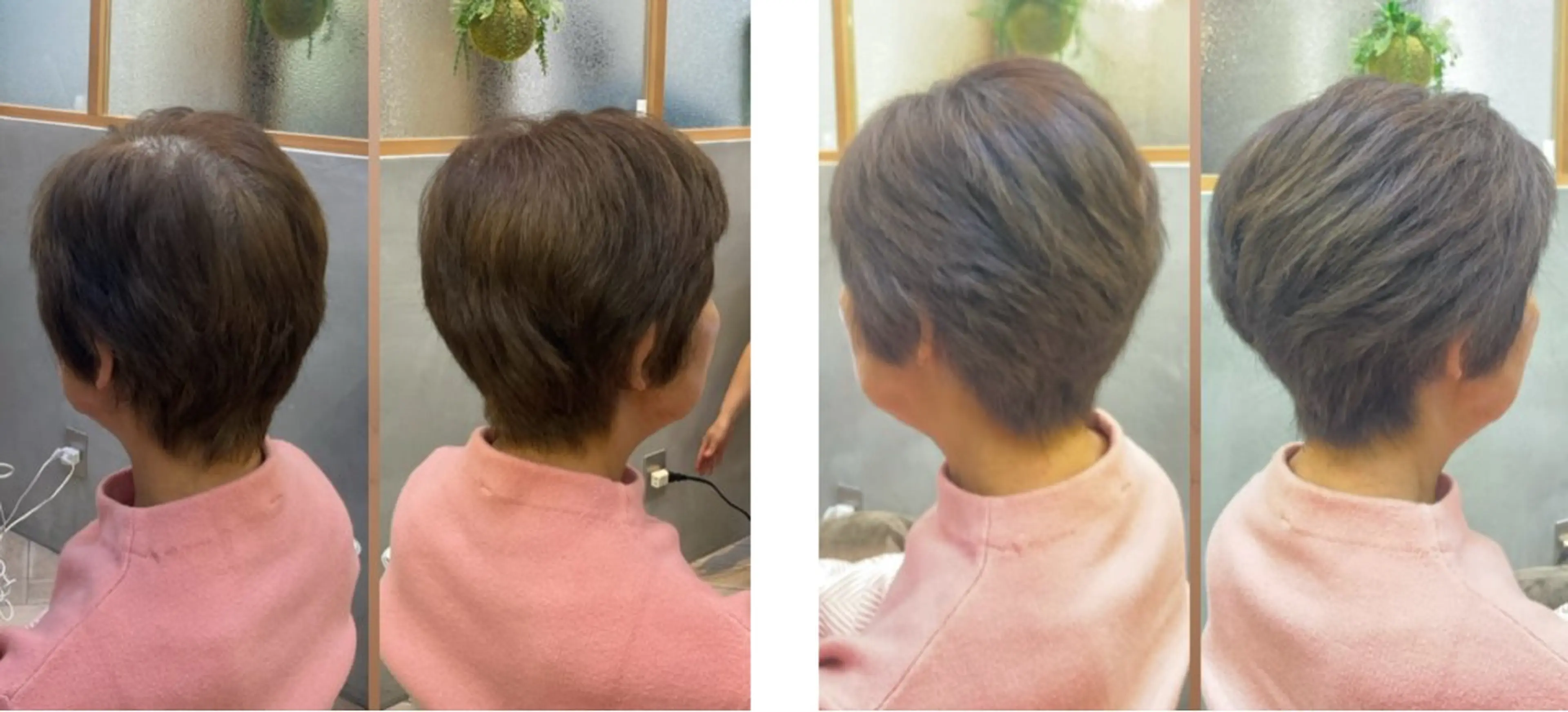 ショート カラー 岡 拓実のヘアスタイル