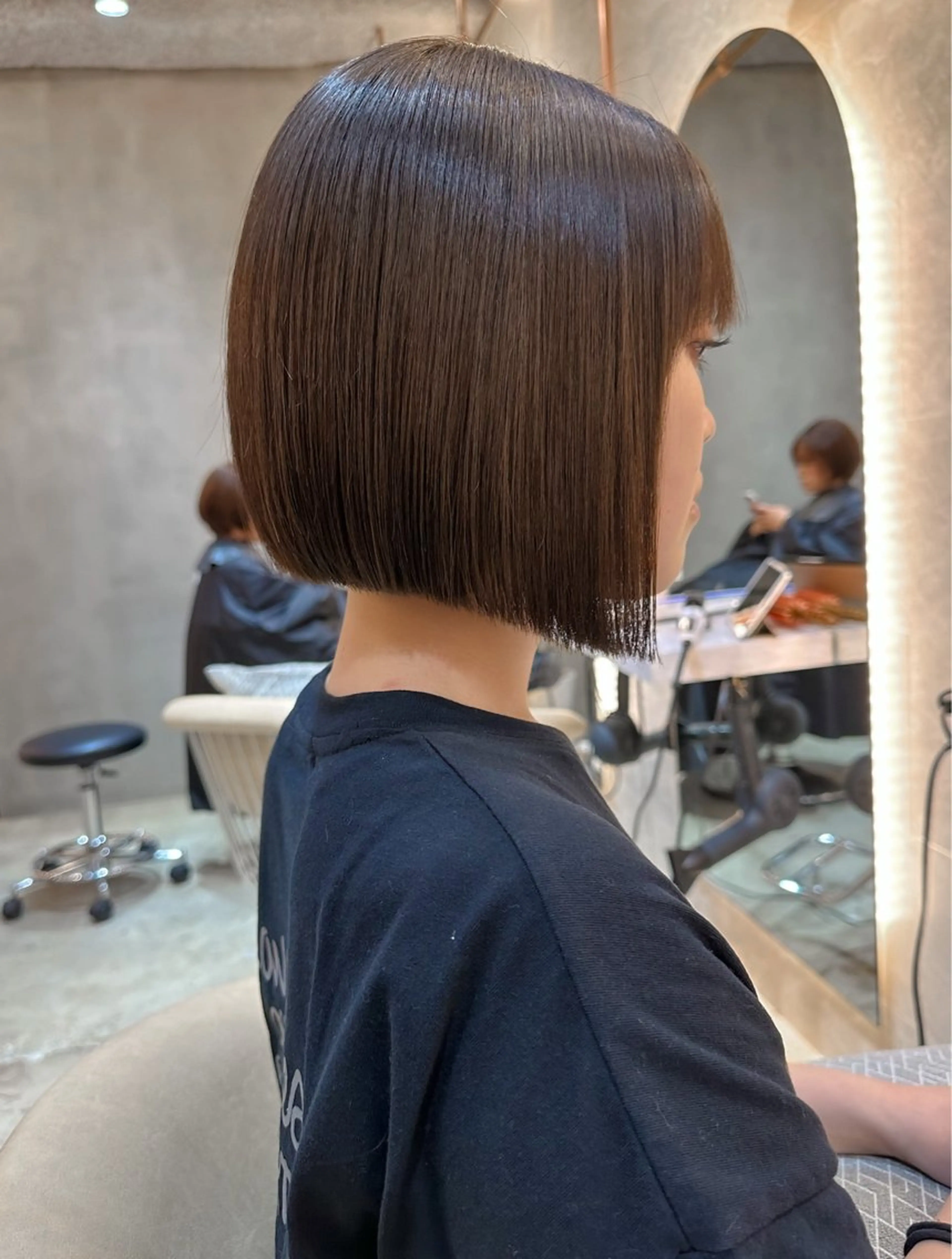 ミディアム カラー カット 縮毛矯正 トリートメント ボブ/ショート/ 縮毛矯正⚜️工藤昴のヘアスタイル