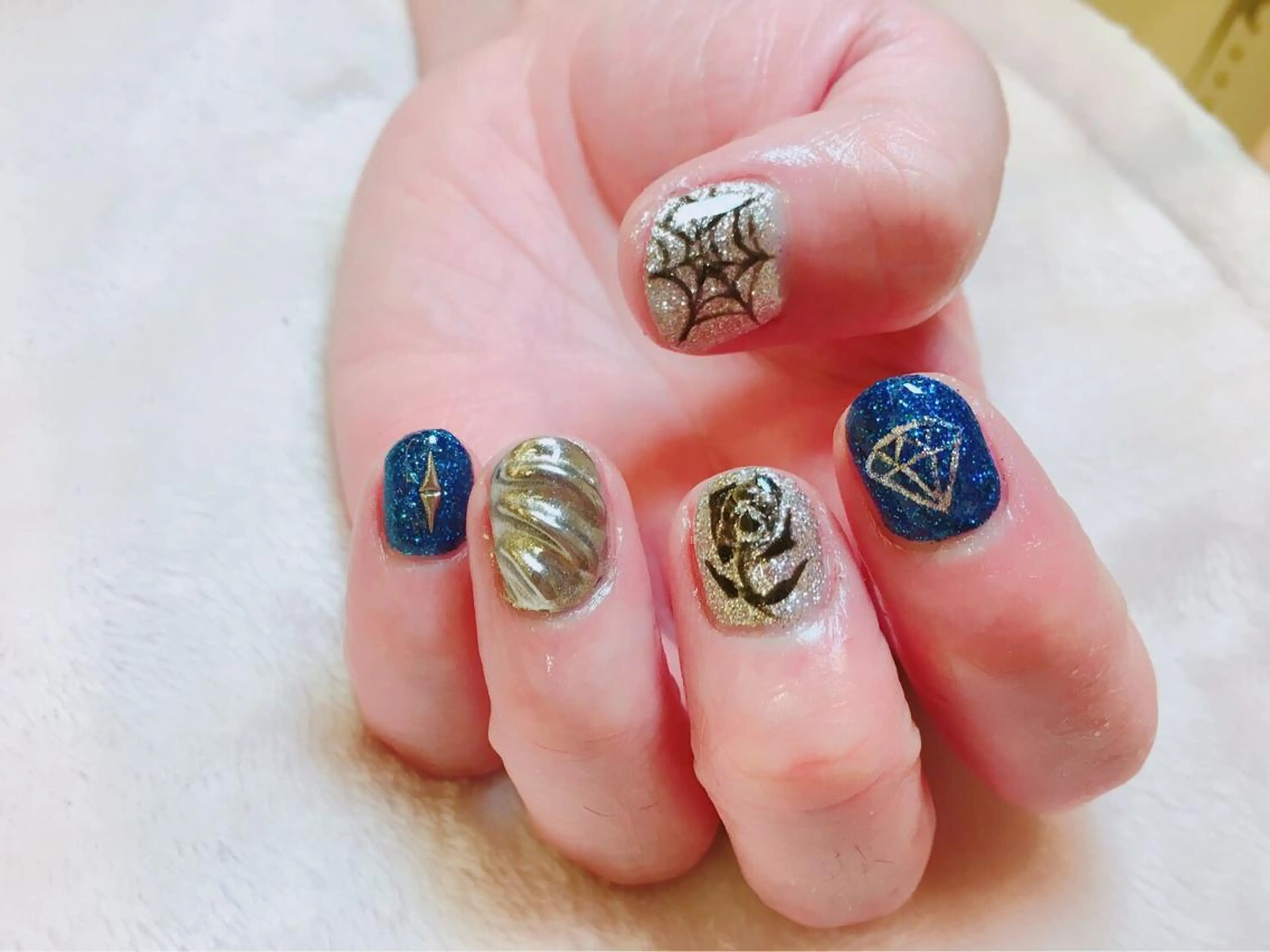 メンズ キッズ ネイル マツエク・マツパ a:Qネイル /久米川のネイルデザイン