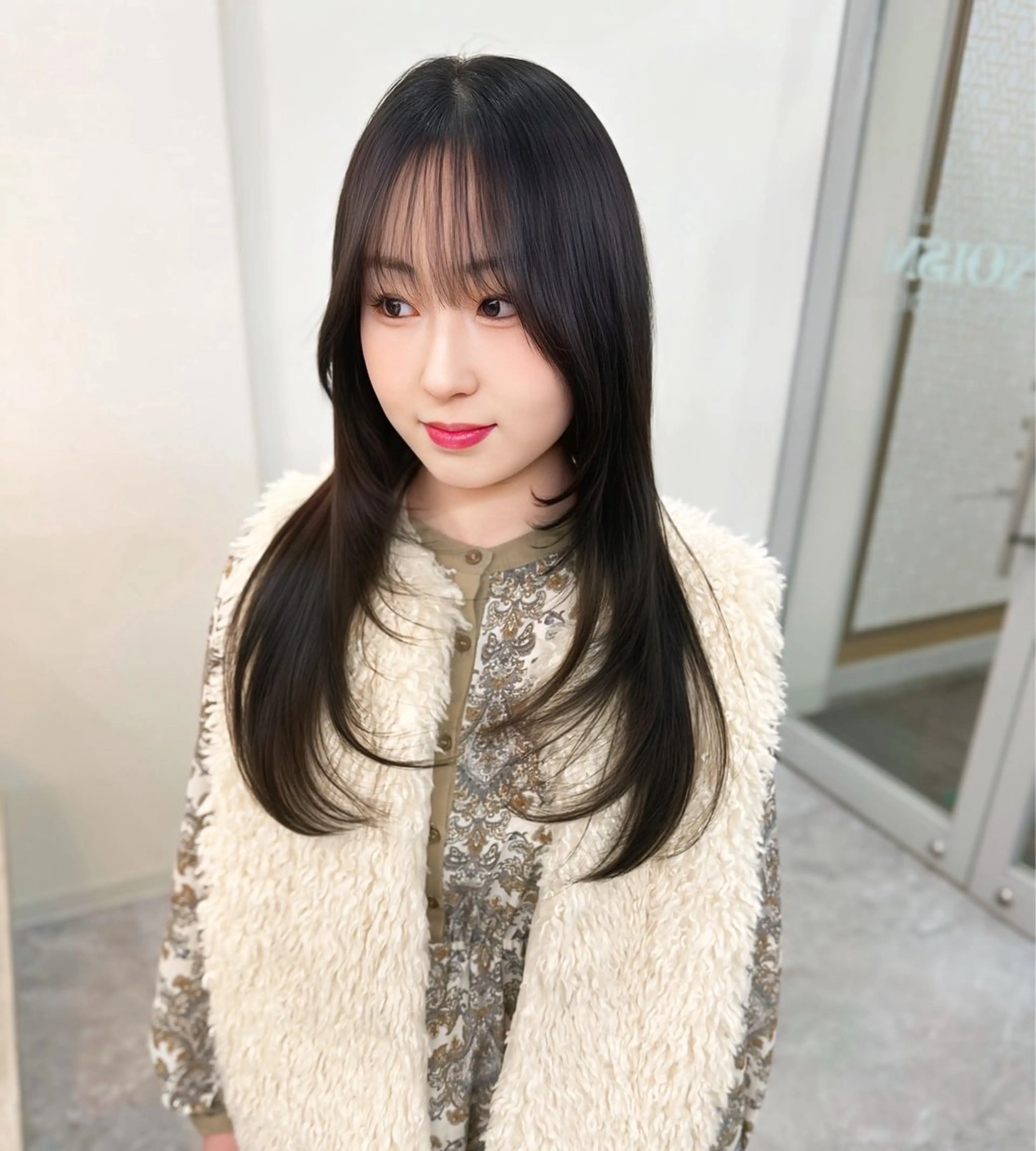 カラー カット ヘアカラー トリートメント 京都レイヤーカット/ 縮毛矯正/羽柴りくのヘアスタイル