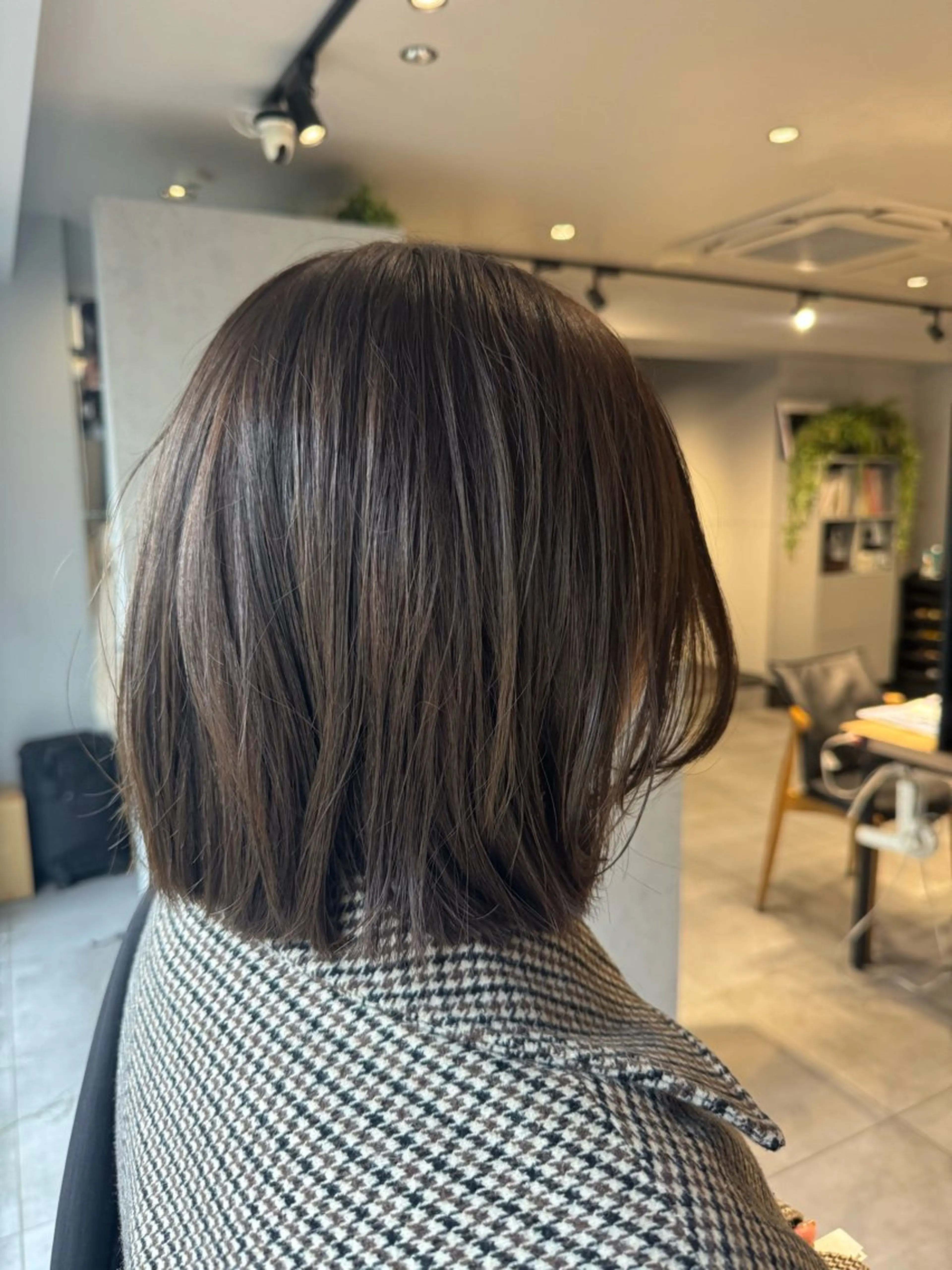 ミディアム カラー ヘアカラー 艶カラー/似合わせ 💖Emmy💖のヘアスタイル