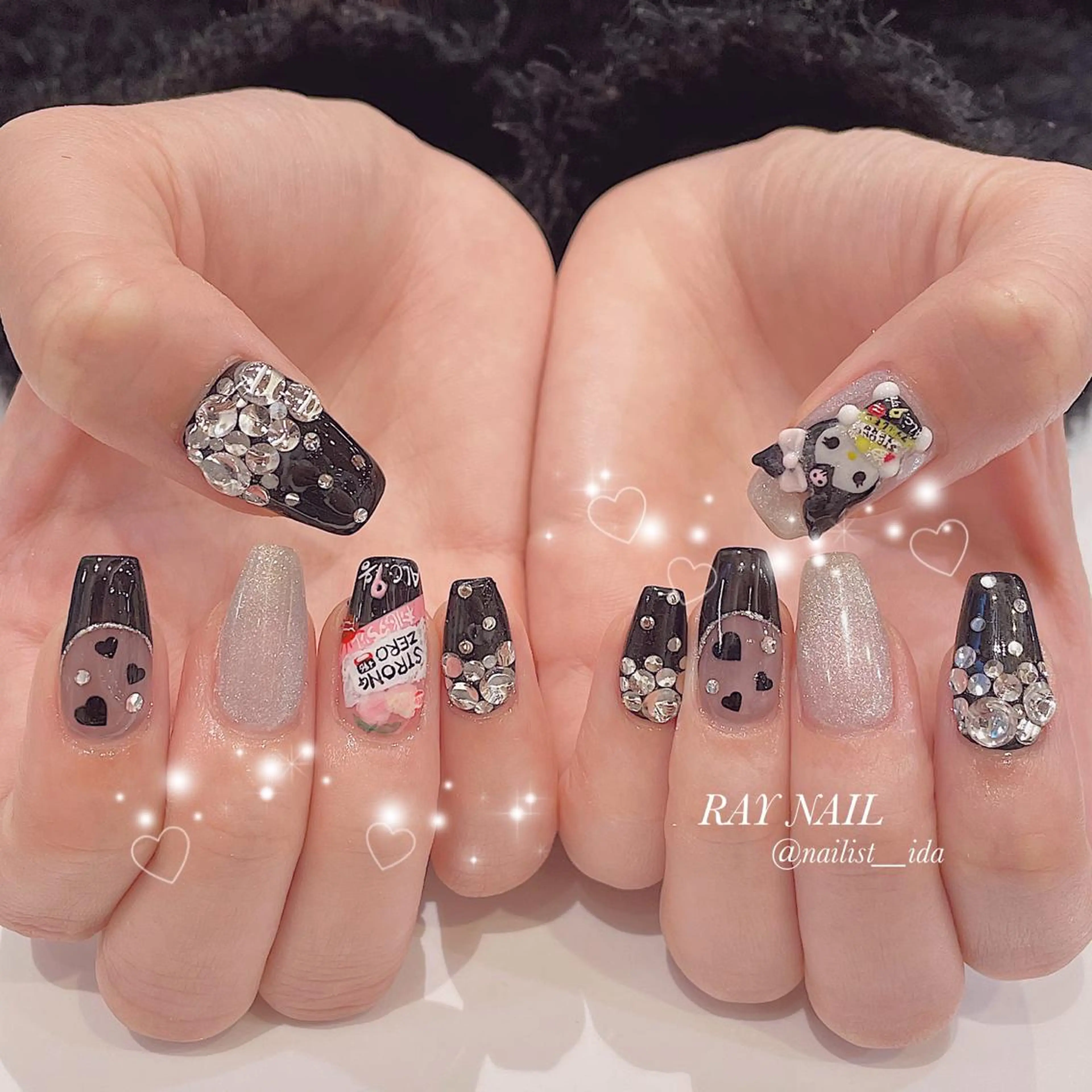 ネイル アートネイル Arowa 伊田のネイルデザイン