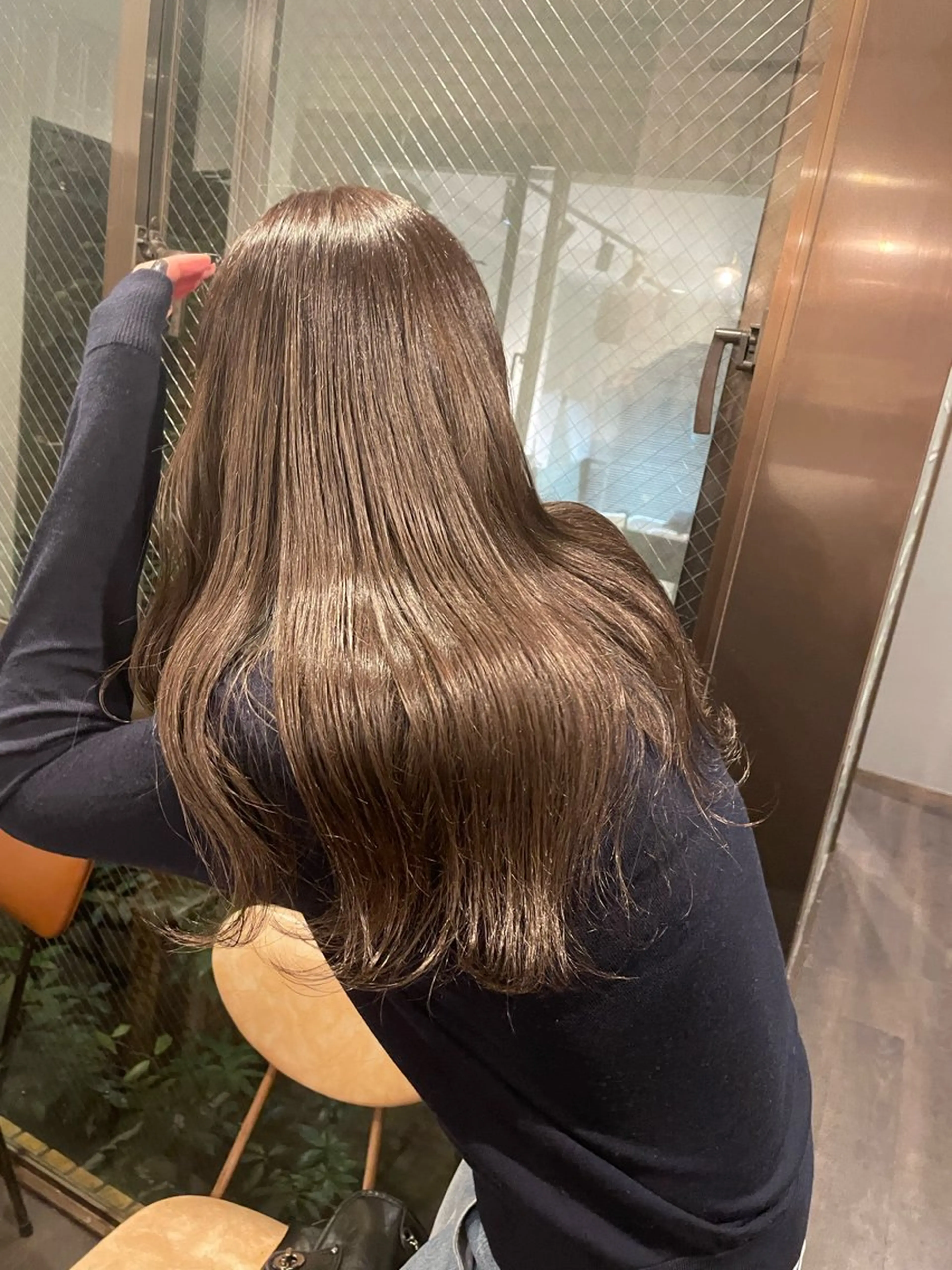 ロング カラー ヘアカラー fujita neneのヘアスタイル