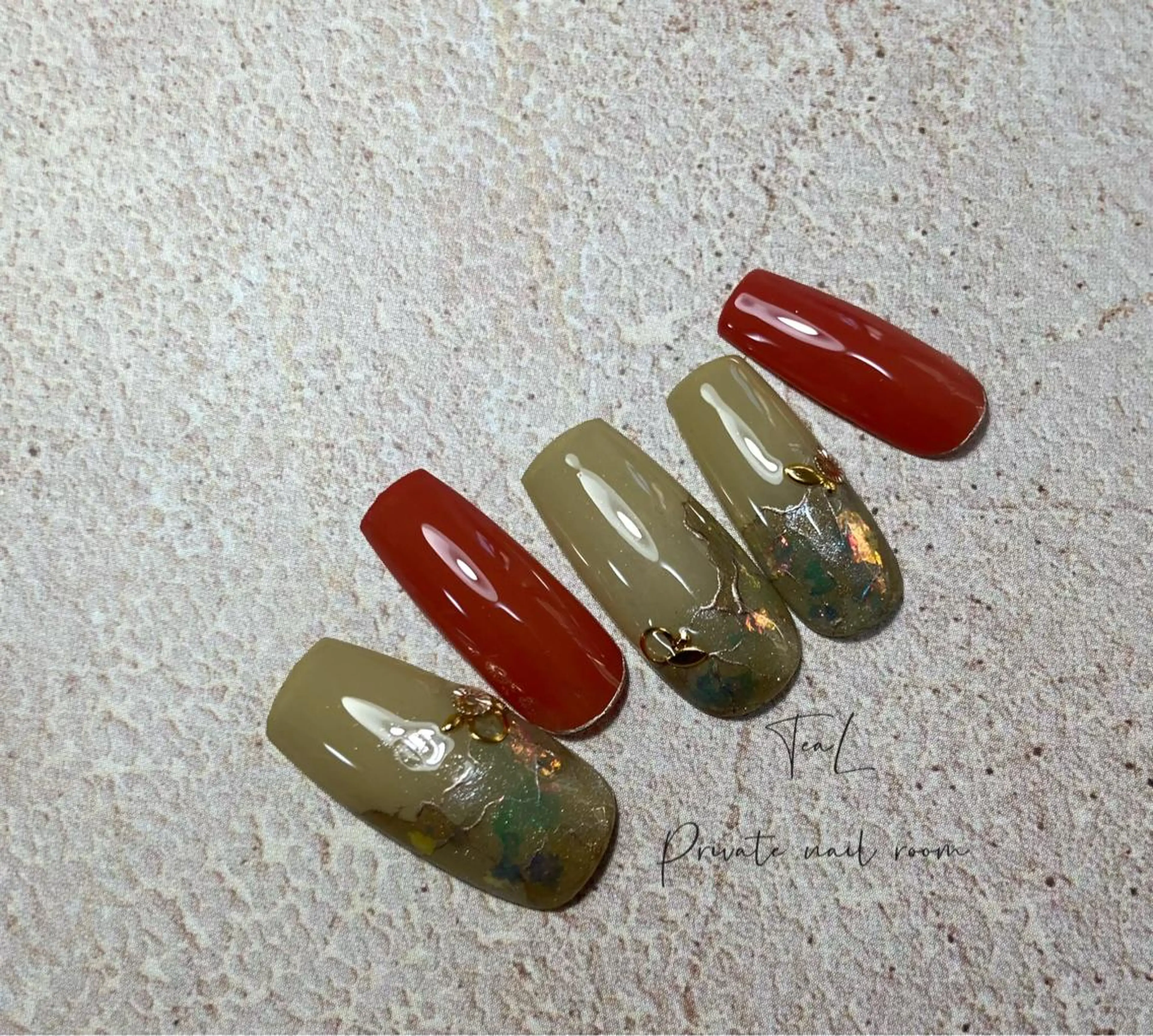 ネイル ハンドネイル TeaL nailのネイルデザイン