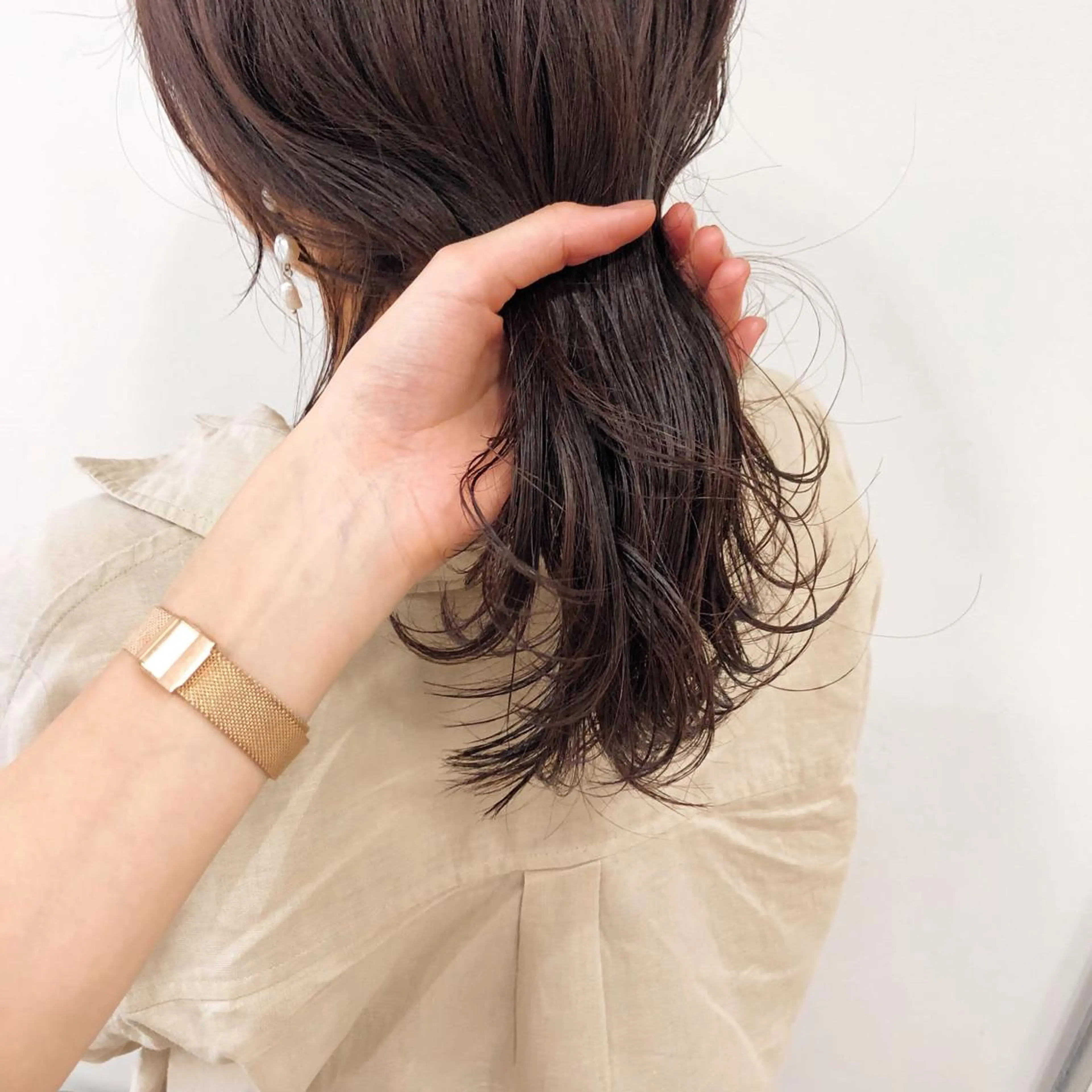 セミロング GLROW haruhiのヘアスタイル