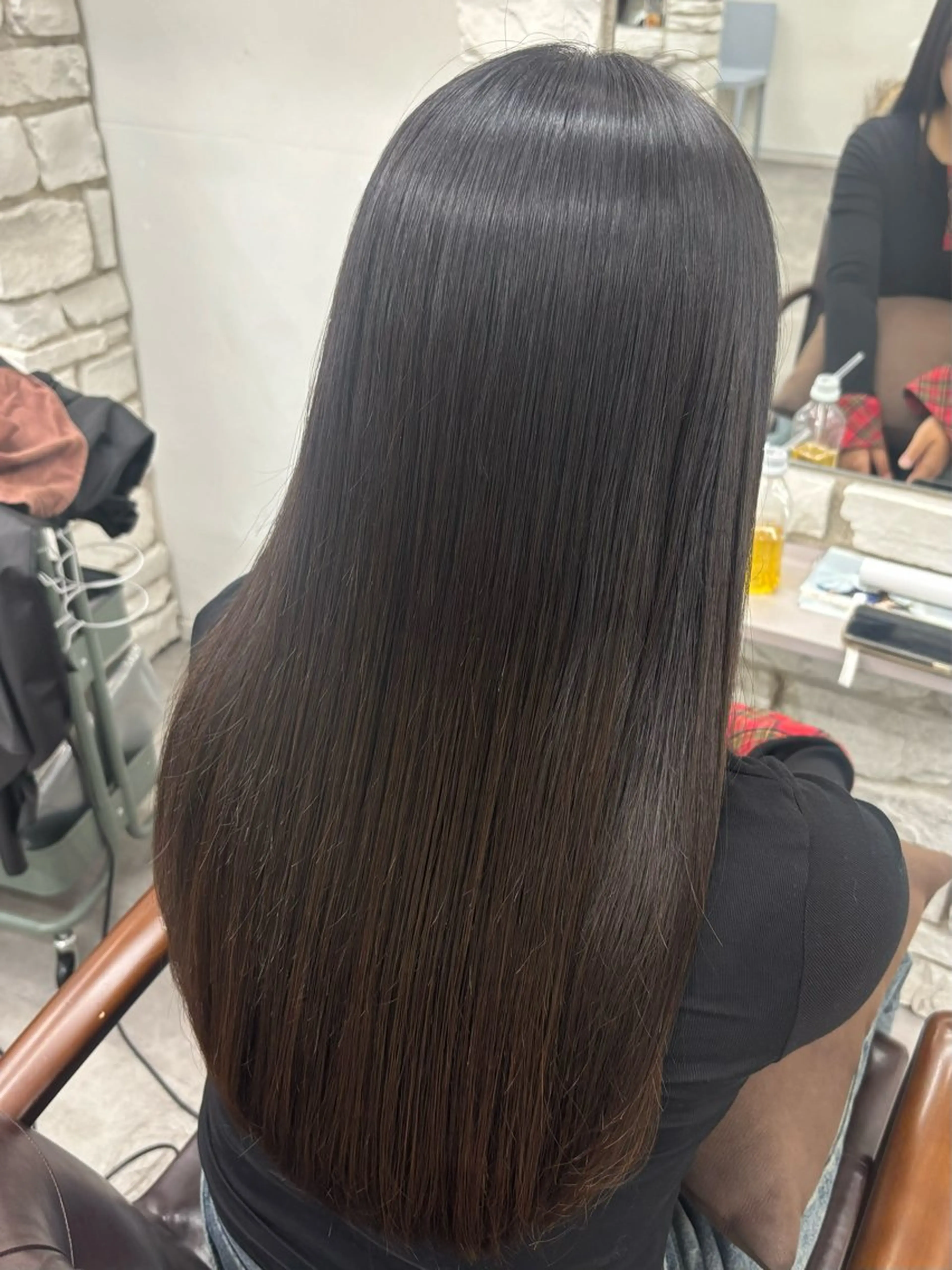 ロング カット 縮毛矯正 トリートメント I see所属・I see/天王寺/ 髪質改善/本田 唯のヘアスタイル