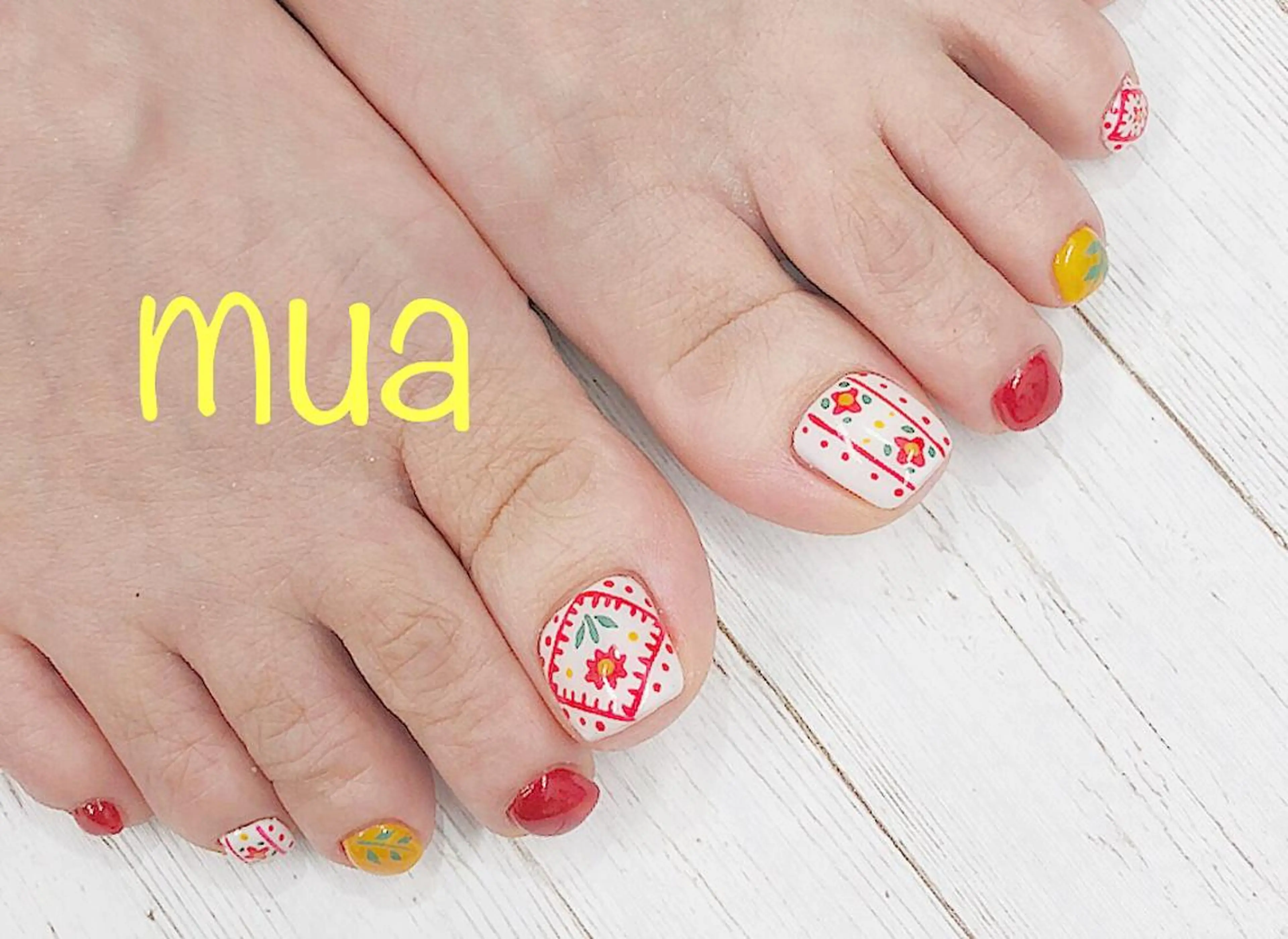 ネイル フットネイル mua nail mikiのネイルデザイン
