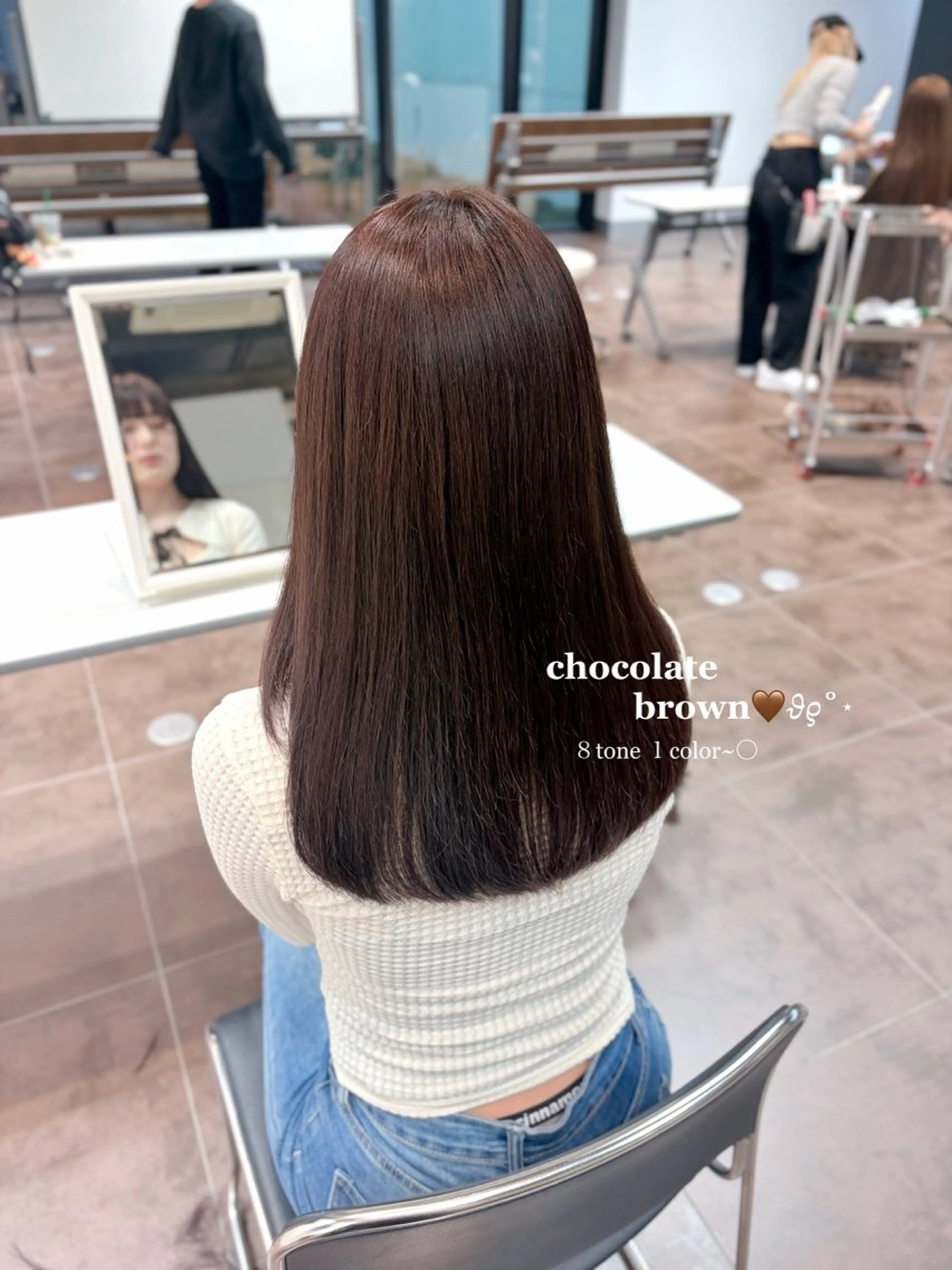 ロング カラー 𝐇𝐚𝐧𝐚 /モデル募集中🎀のヘアスタイル