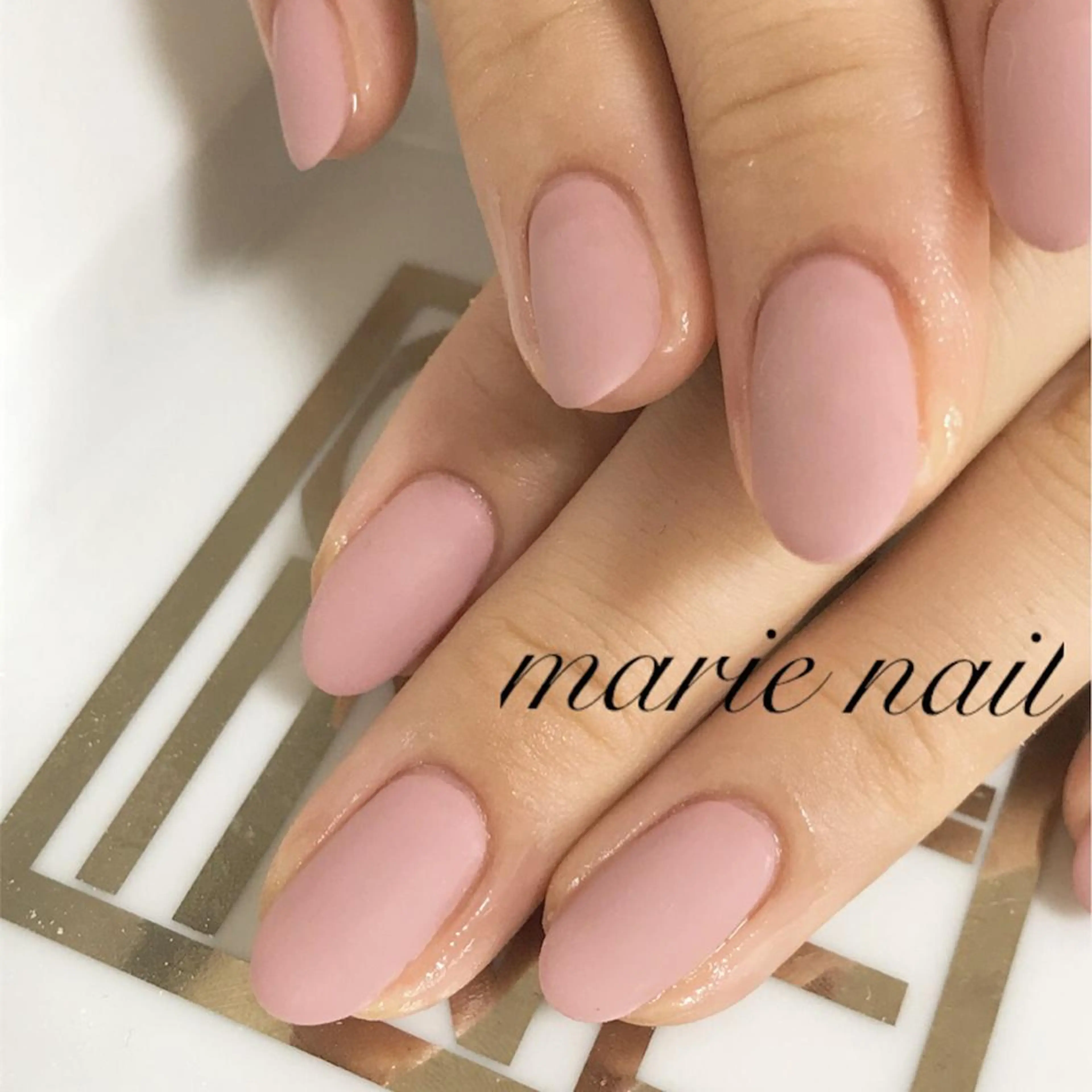 ネイル ワンカラーネイル marie nailのネイルデザイン