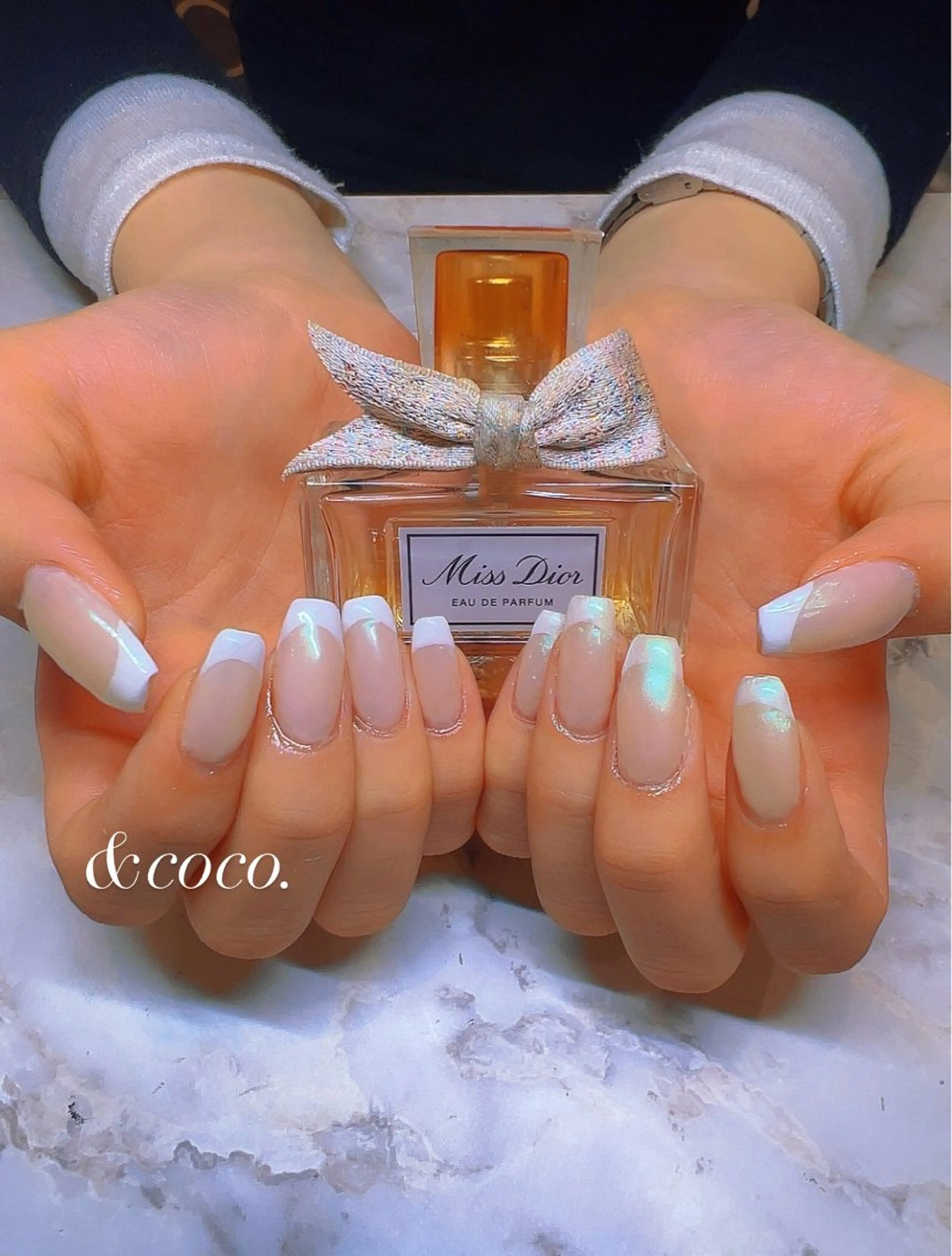 ネイル フレンチネイル ミラーネイル ハンドネイル ＆coco.所属・＆ coco.のネイルデザイン