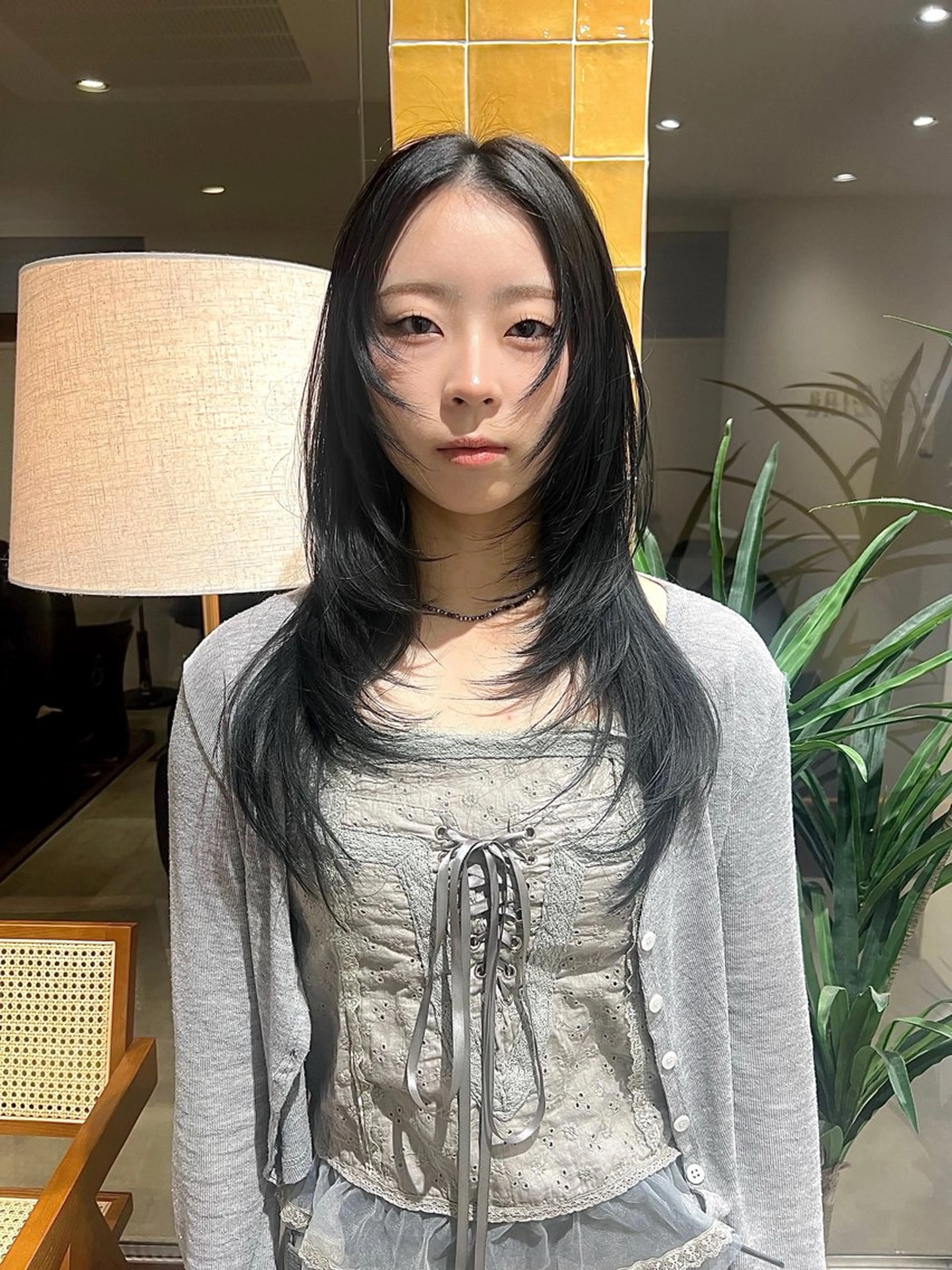 ロング カラー カット ヘアカラー トリートメント レイヤー/ 透明感SHIMAのヘアスタイル