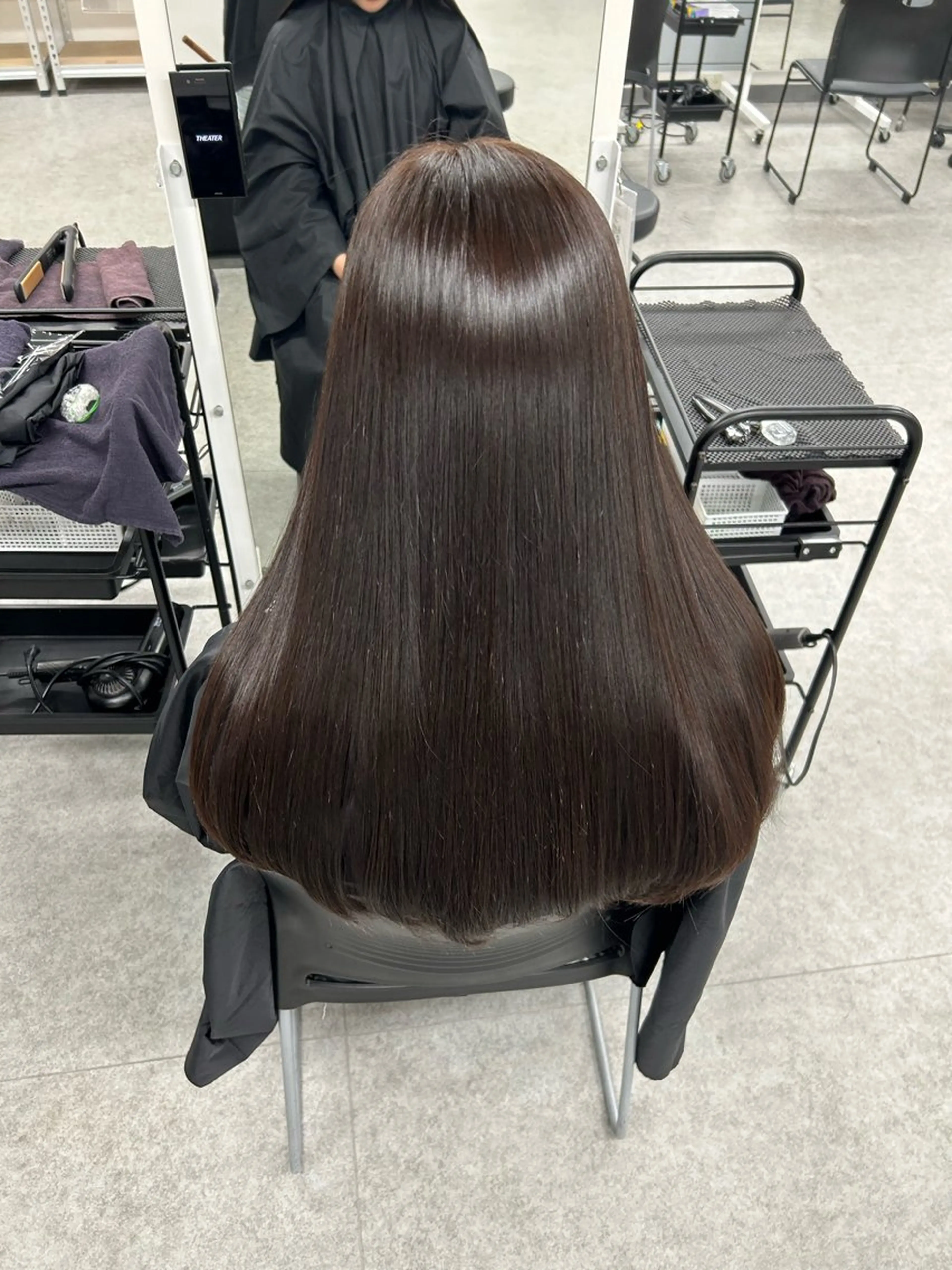 ロング 韓国うる艶ベージュ 🤎まなかのヘアスタイル