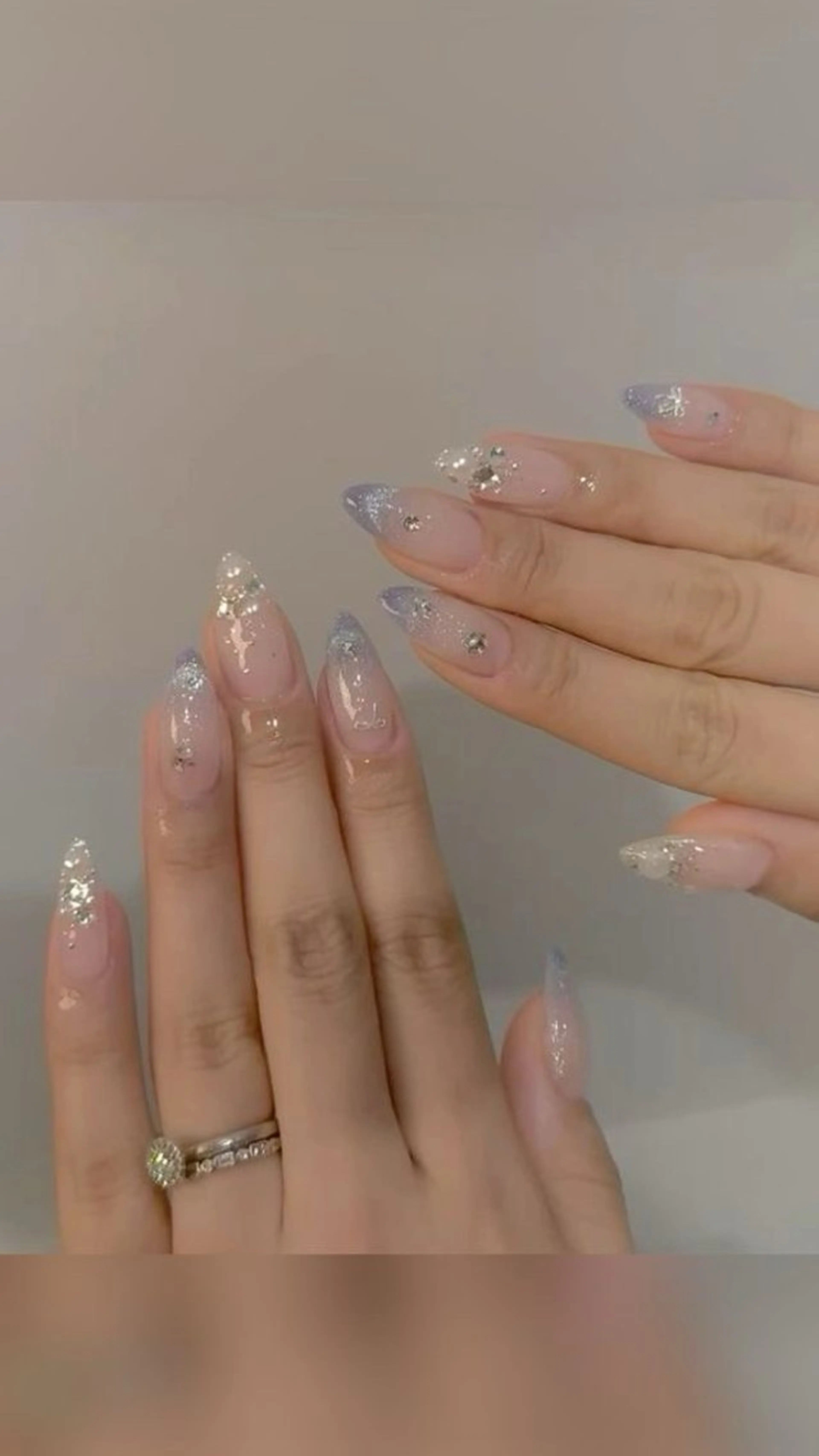 ネイル 韓国ネイル 持ち込み ニュアンスネイル ネイルチップ ハンドネイル ANA.CHUO 本川越店舗のネイルデザイン