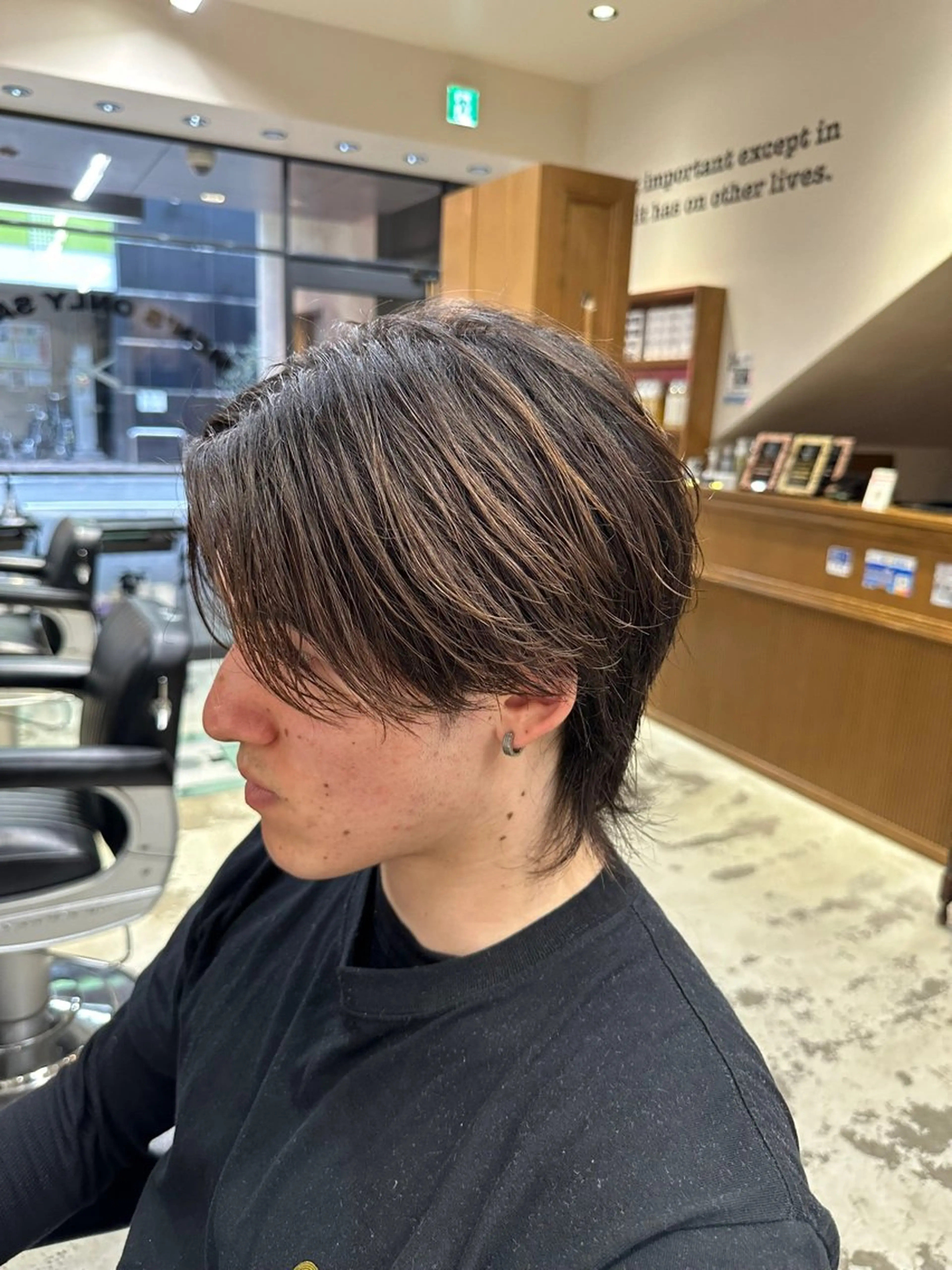 ミディアム メンズ カット メンズカット、パーマ 特化美容師🌀/高田のヘアスタイル