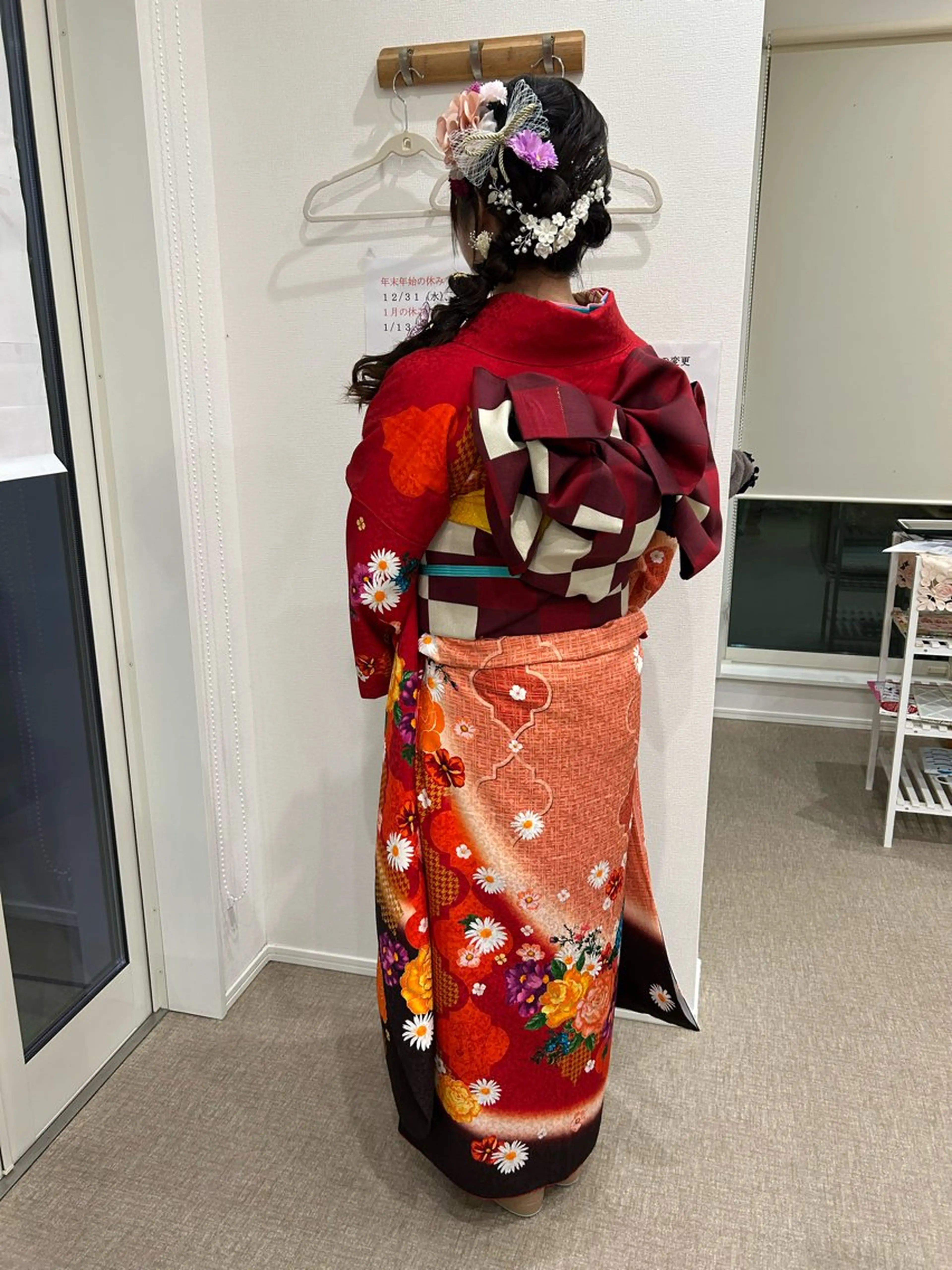 セミロング ヘアアレンジ アミオーガニック カラーのヘアスタイル