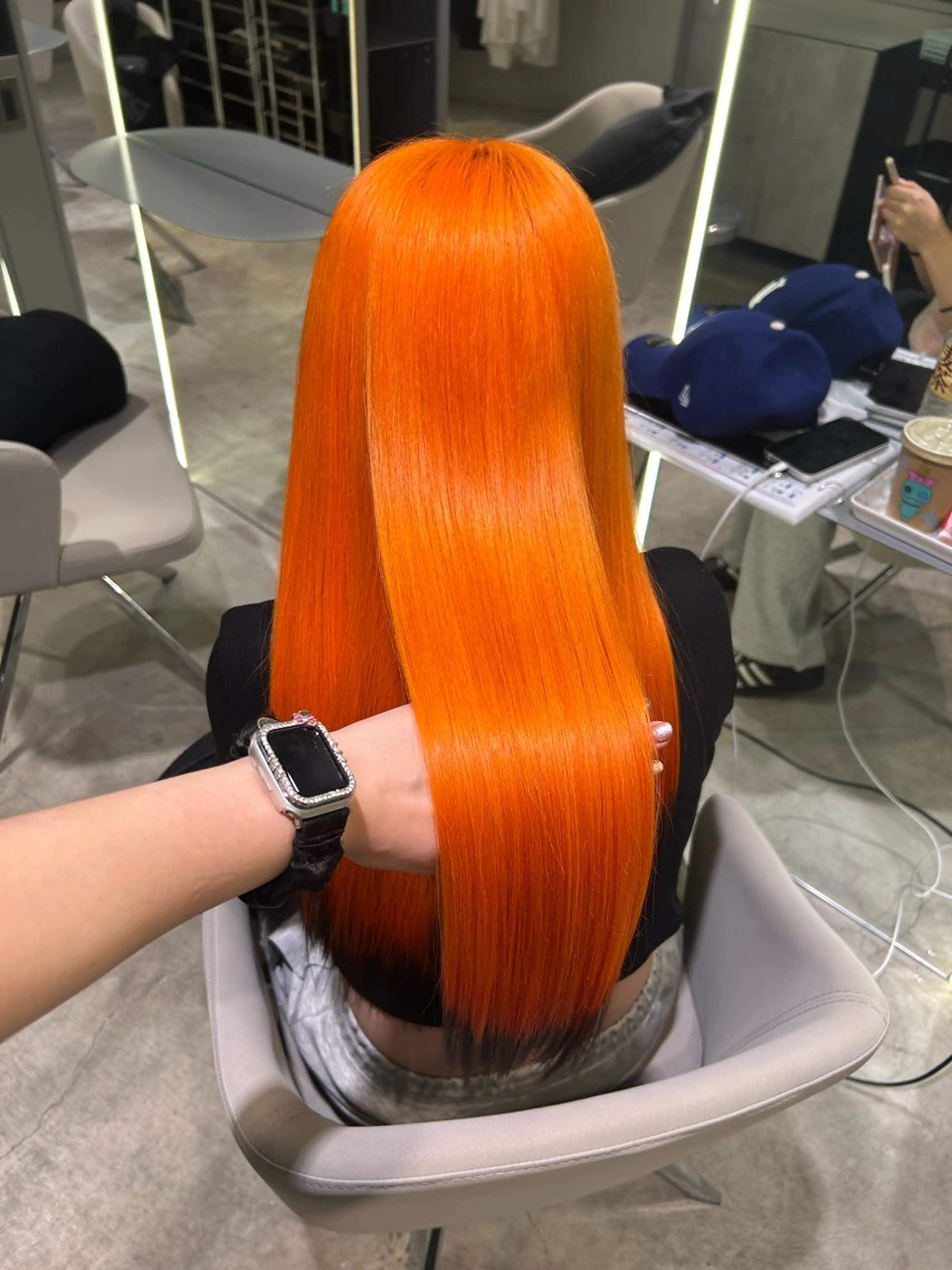 カラー ハイトーンカラー オレンジ ヘアカラー GEM/名駅 wakanaのヘアスタイル