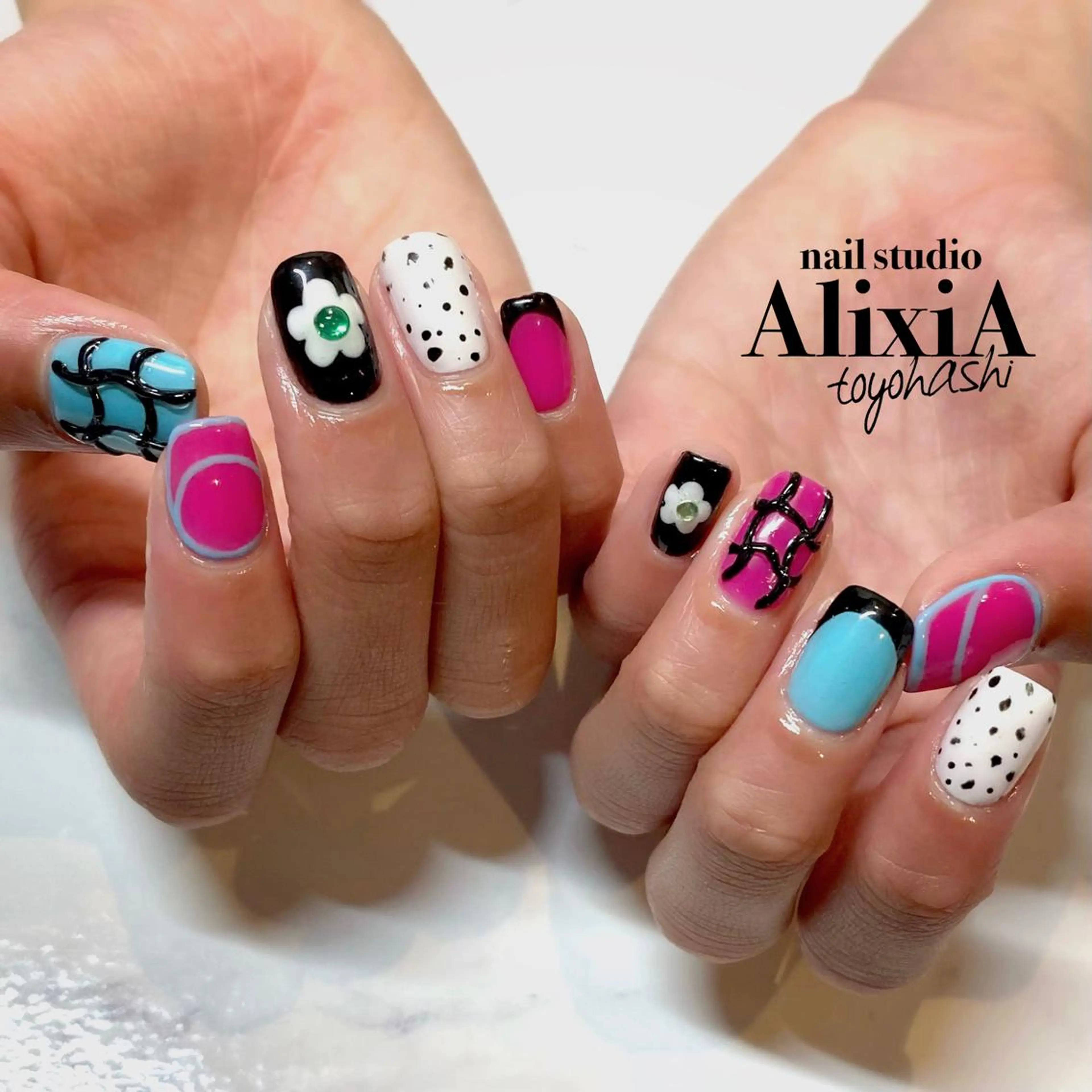 ネイル ハンドネイル AlixiA   nail studio所属・AlixiA ゆみのネイルデザイン