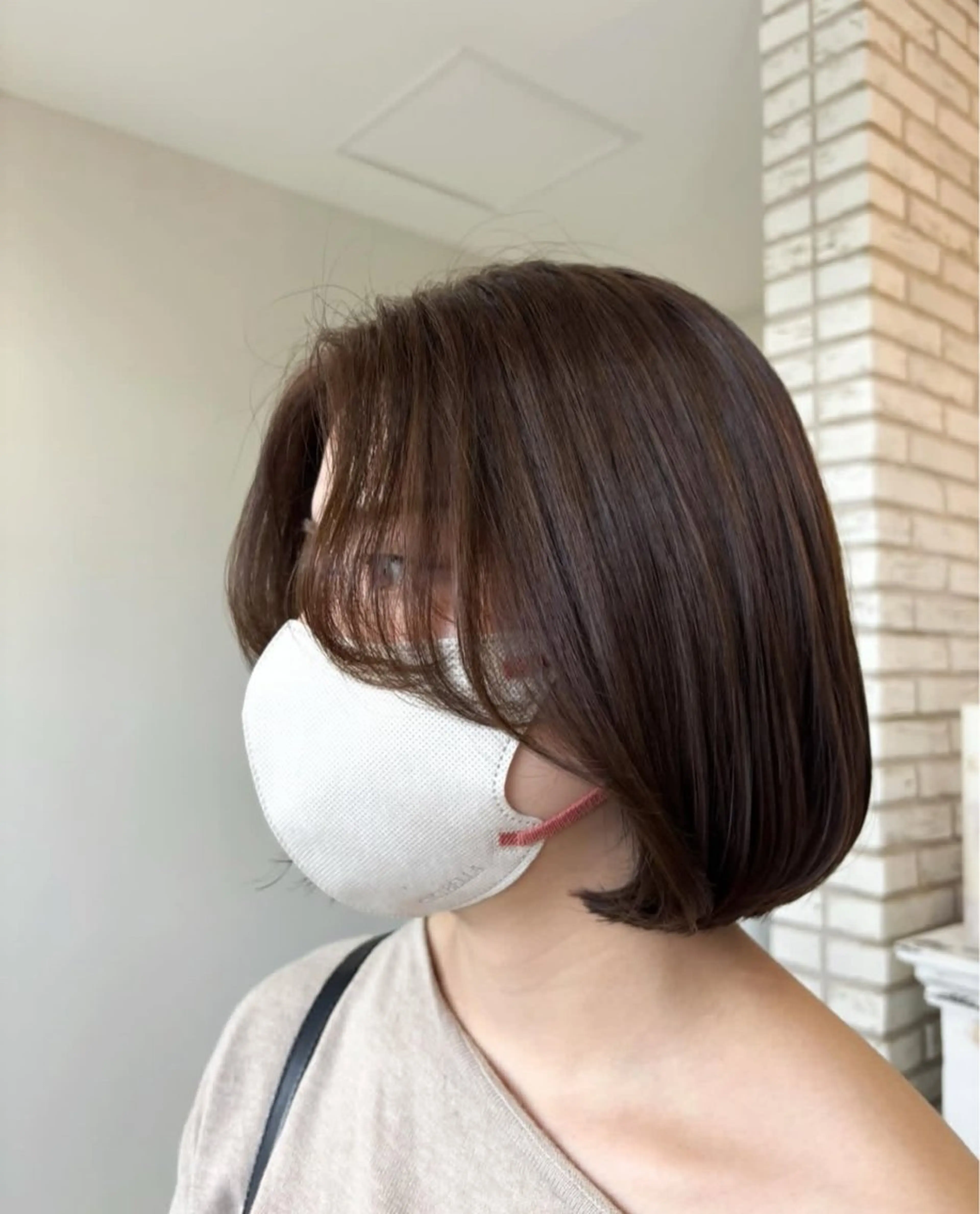 ミディアム カット ヘアカラー トリートメント 愛されヘア🎀 hinanoのヘアスタイル