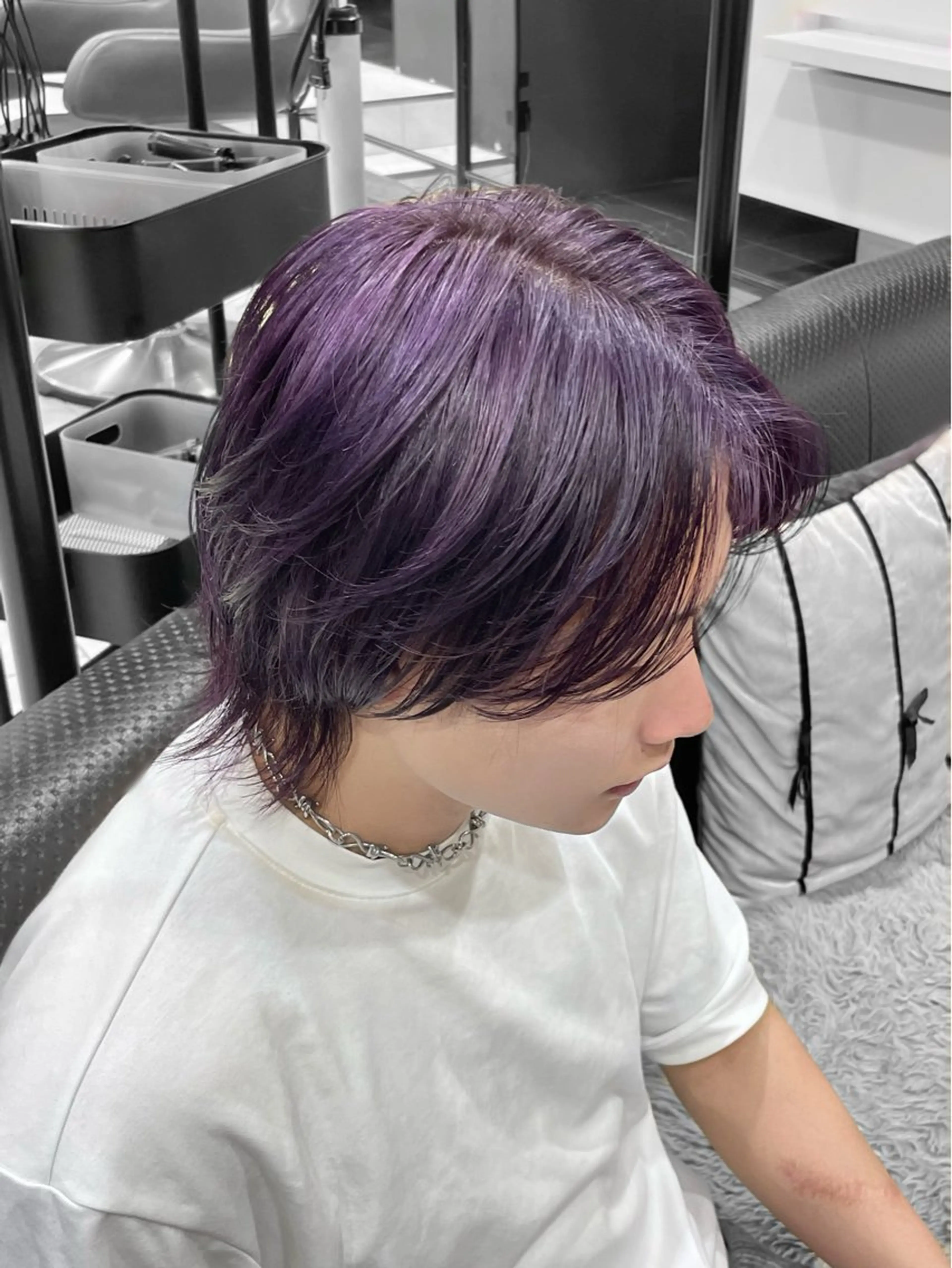 メンズ ｳﾙﾌ/ｾﾝﾀ- ﾊﾟｰﾄ【ﾅﾅﾐ】のヘアスタイル